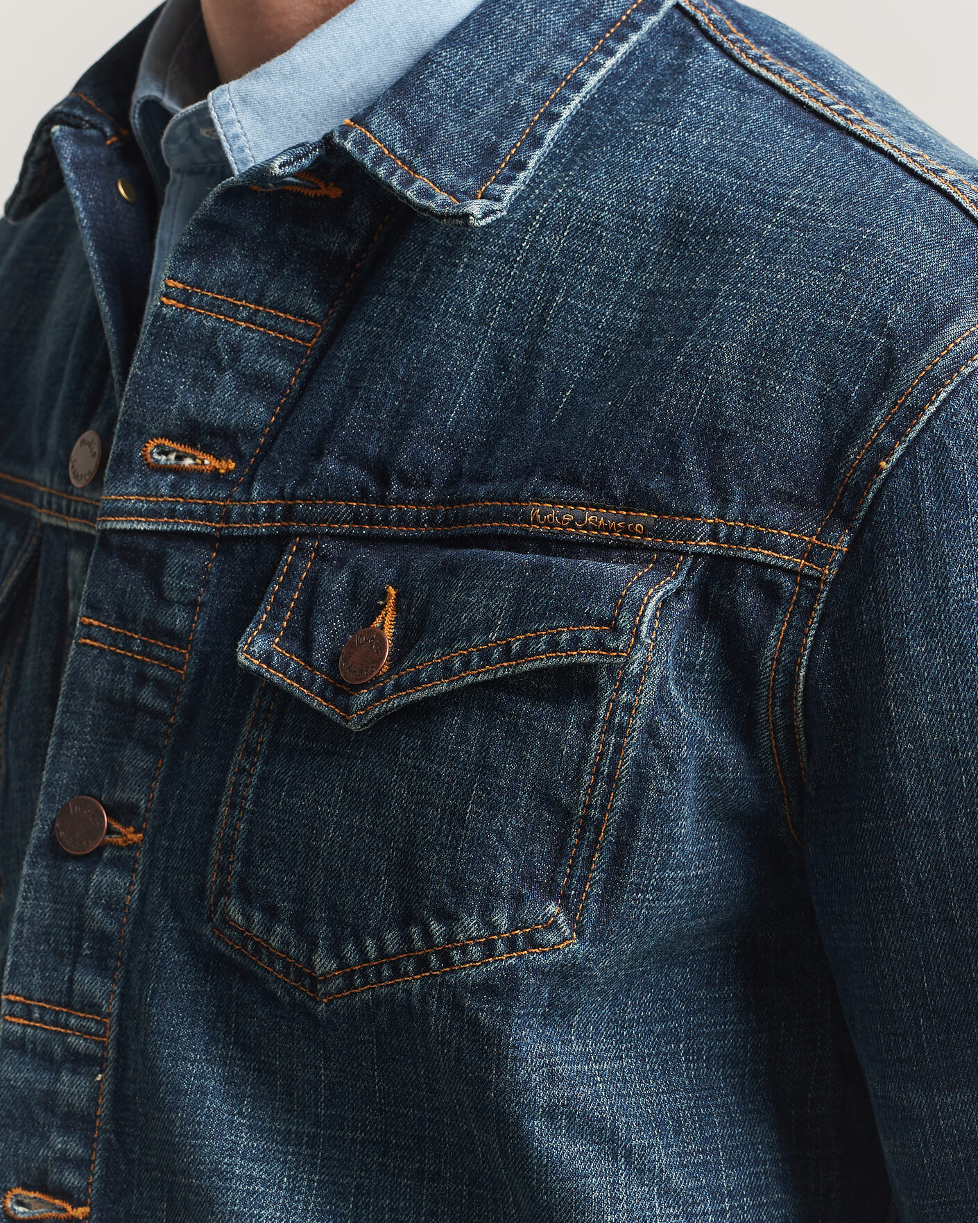 Homme | Manteaux Et Vestes | Nudie Jeans | Conny Denim Jacket Heavy Used