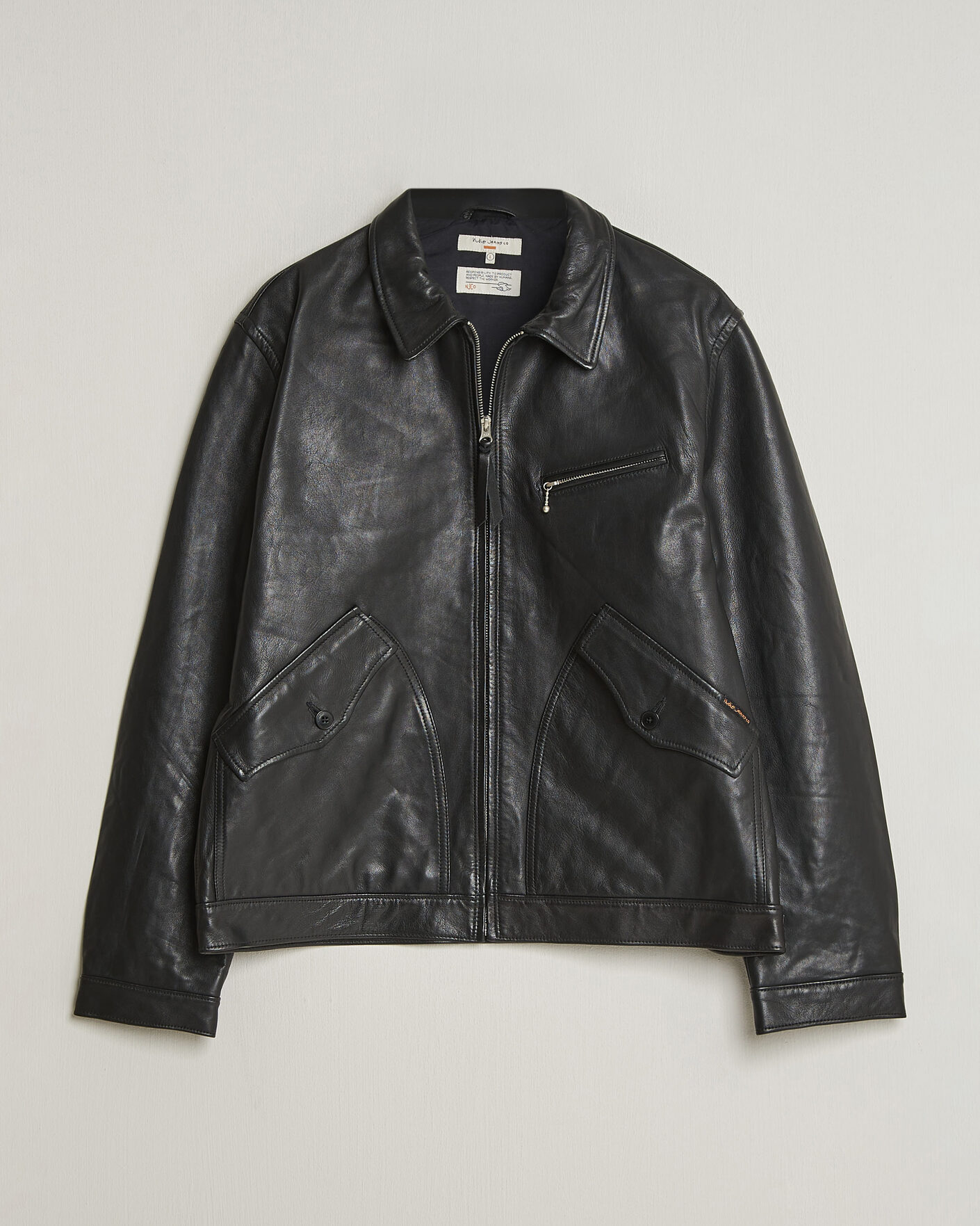 Homme | Manteaux Et Vestes | Nudie Jeans | Blake Leather Jacket Black