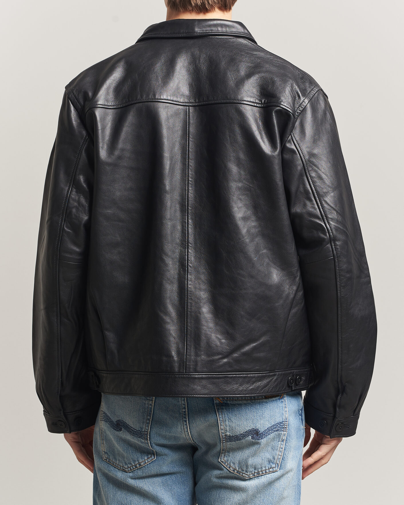 Homme | Manteaux Et Vestes | Nudie Jeans | Blake Leather Jacket Black