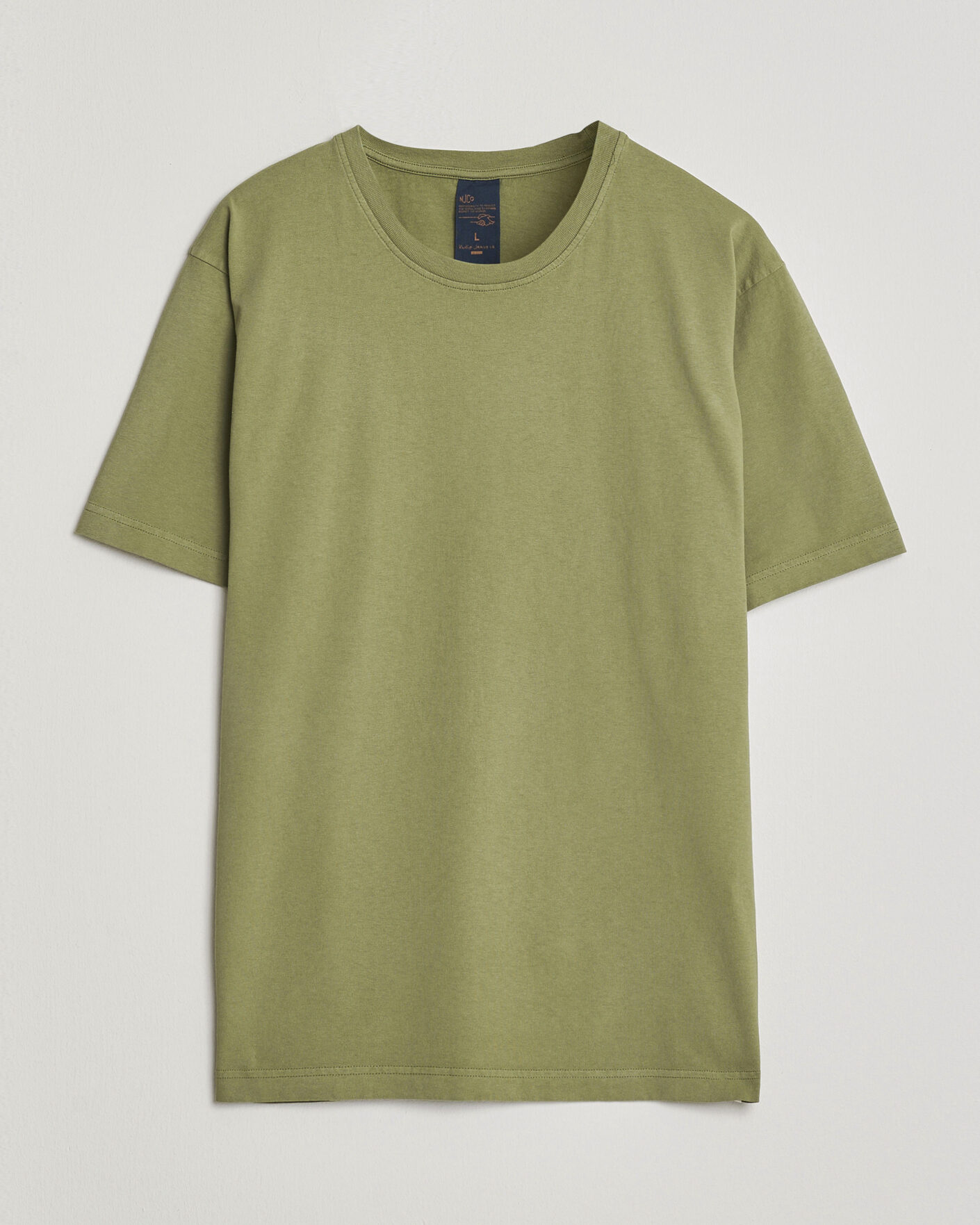 Homme | T-shirts | Nudie Jeans | Uno Everyday Crew Neck T-Shirt Green