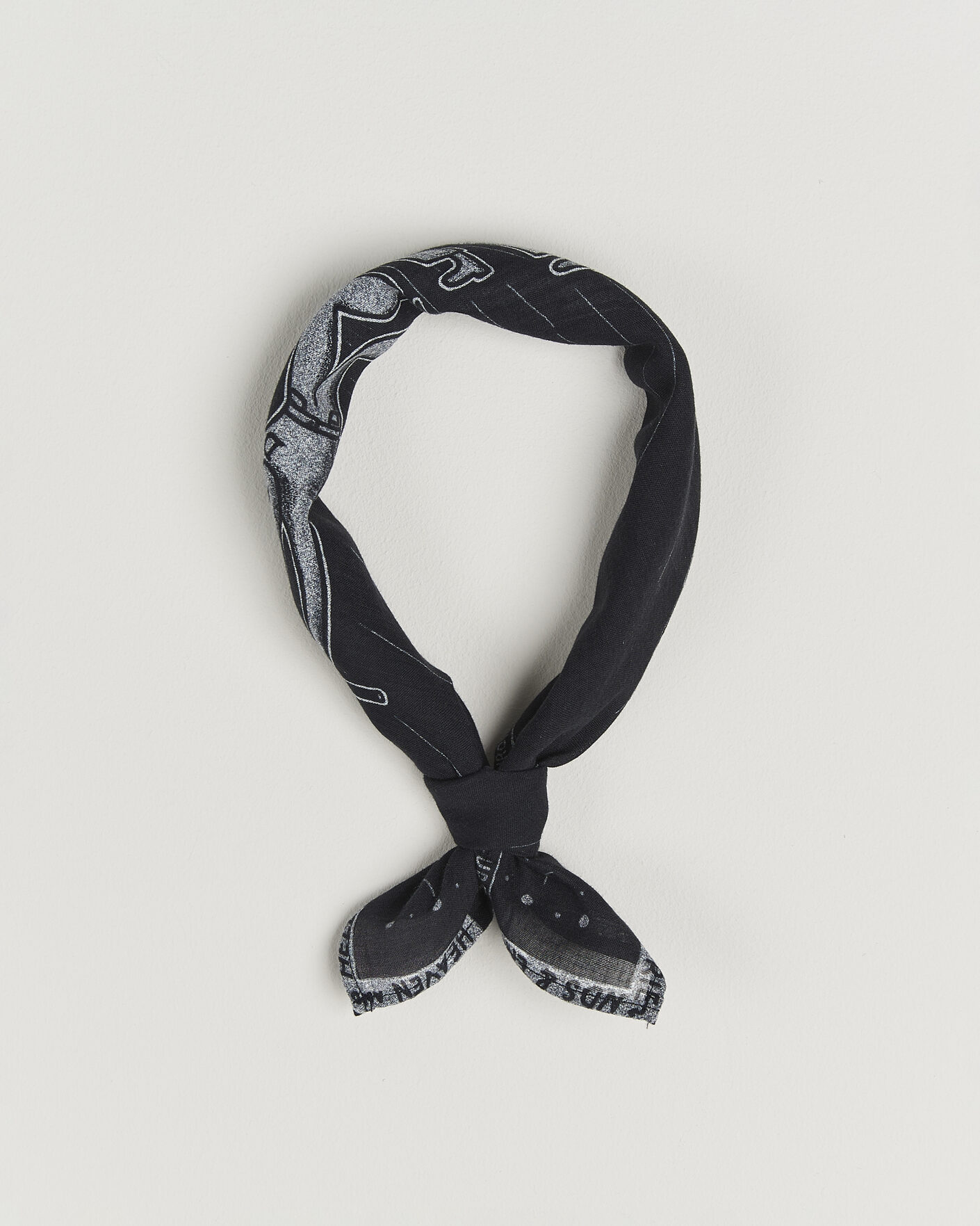 Homme | Écharpes | Nudie Jeans | Ingrid Printed Bandana Black