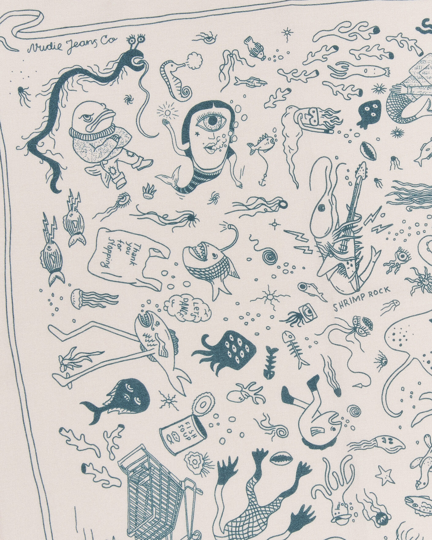 Homme | Écharpes | Nudie Jeans | Ingrid Printed Bandana Pink