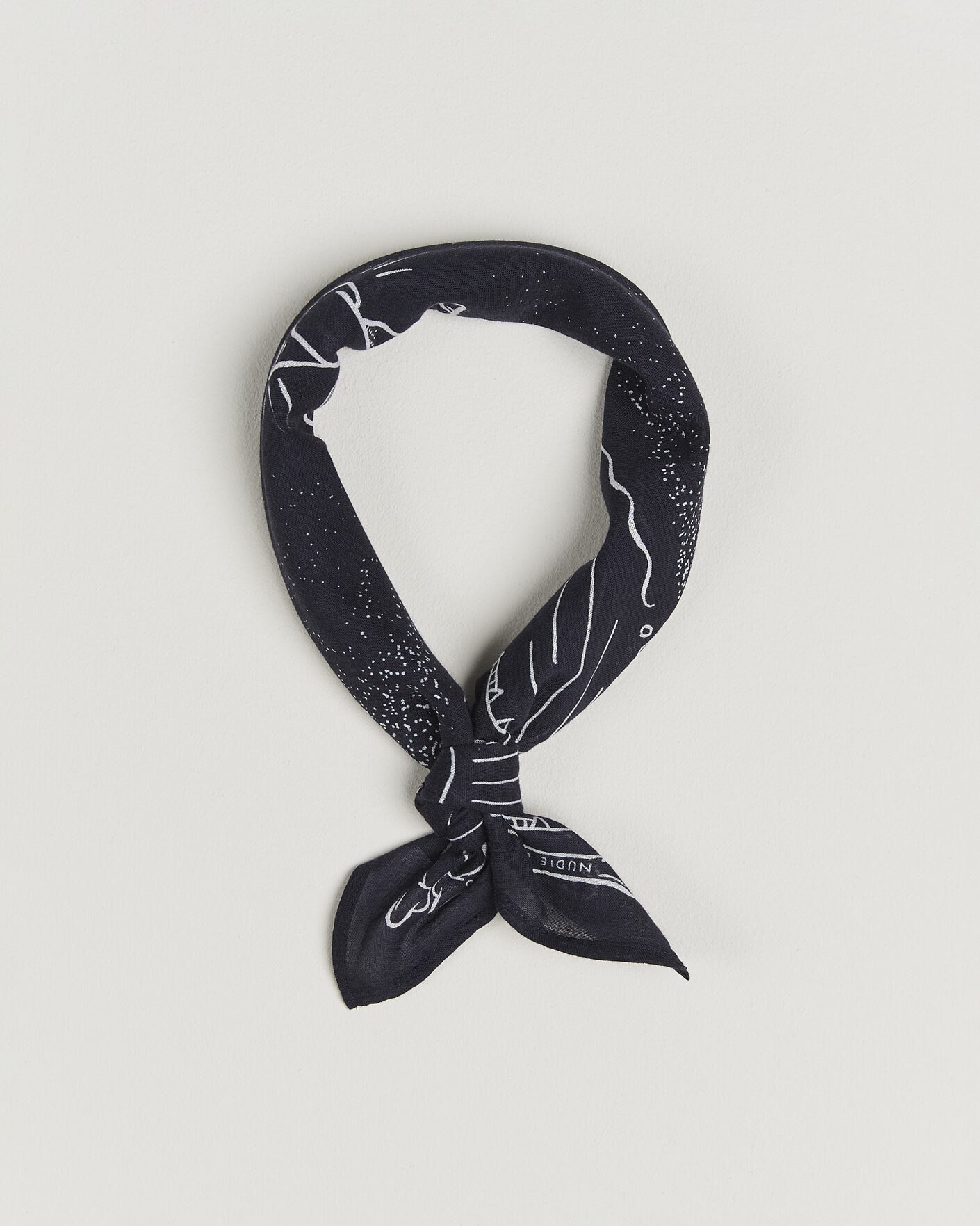 Homme | Écharpes | Nudie Jeans | Ingrid Printed Bandana Blue