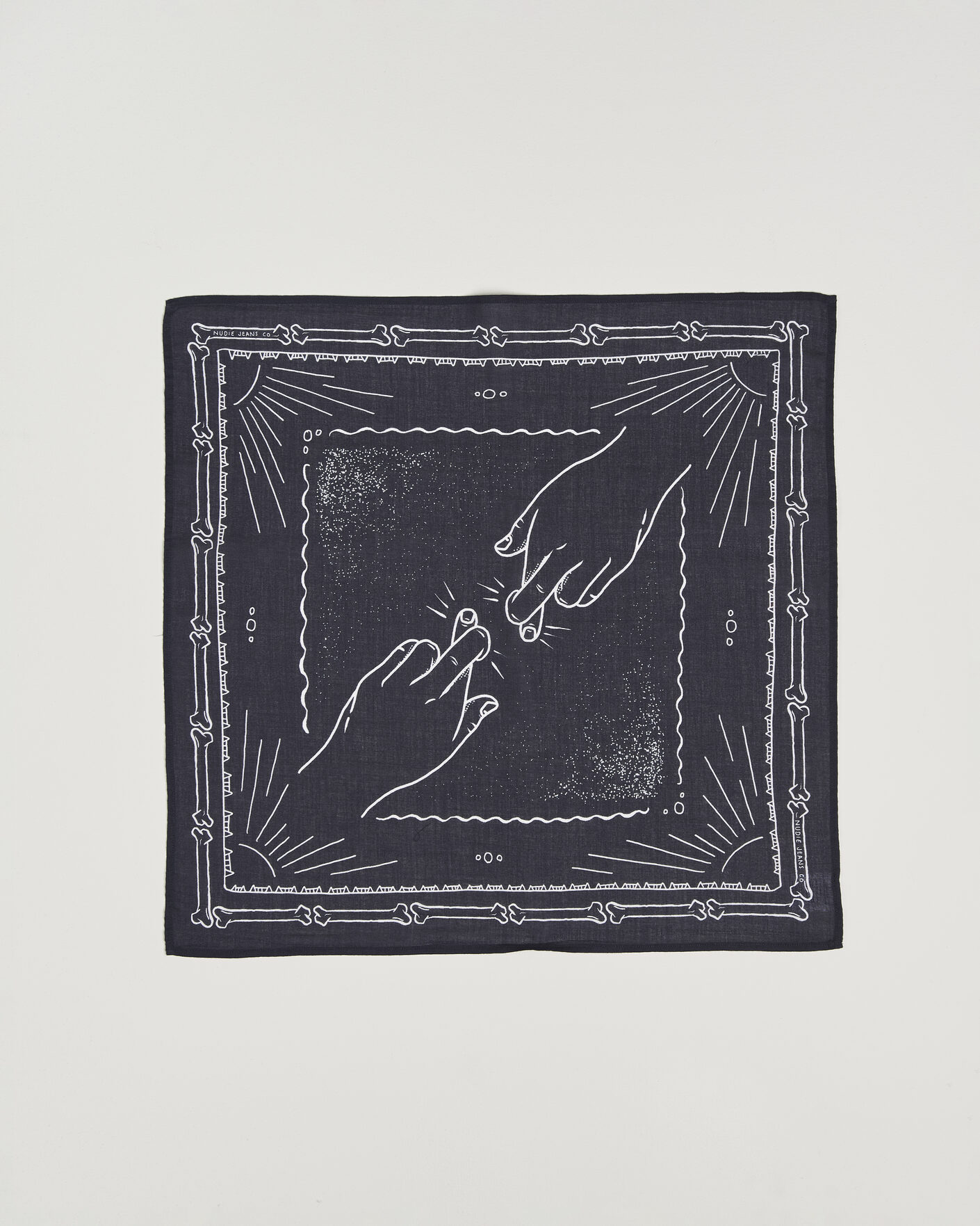 Homme | Écharpes | Nudie Jeans | Ingrid Printed Bandana Blue