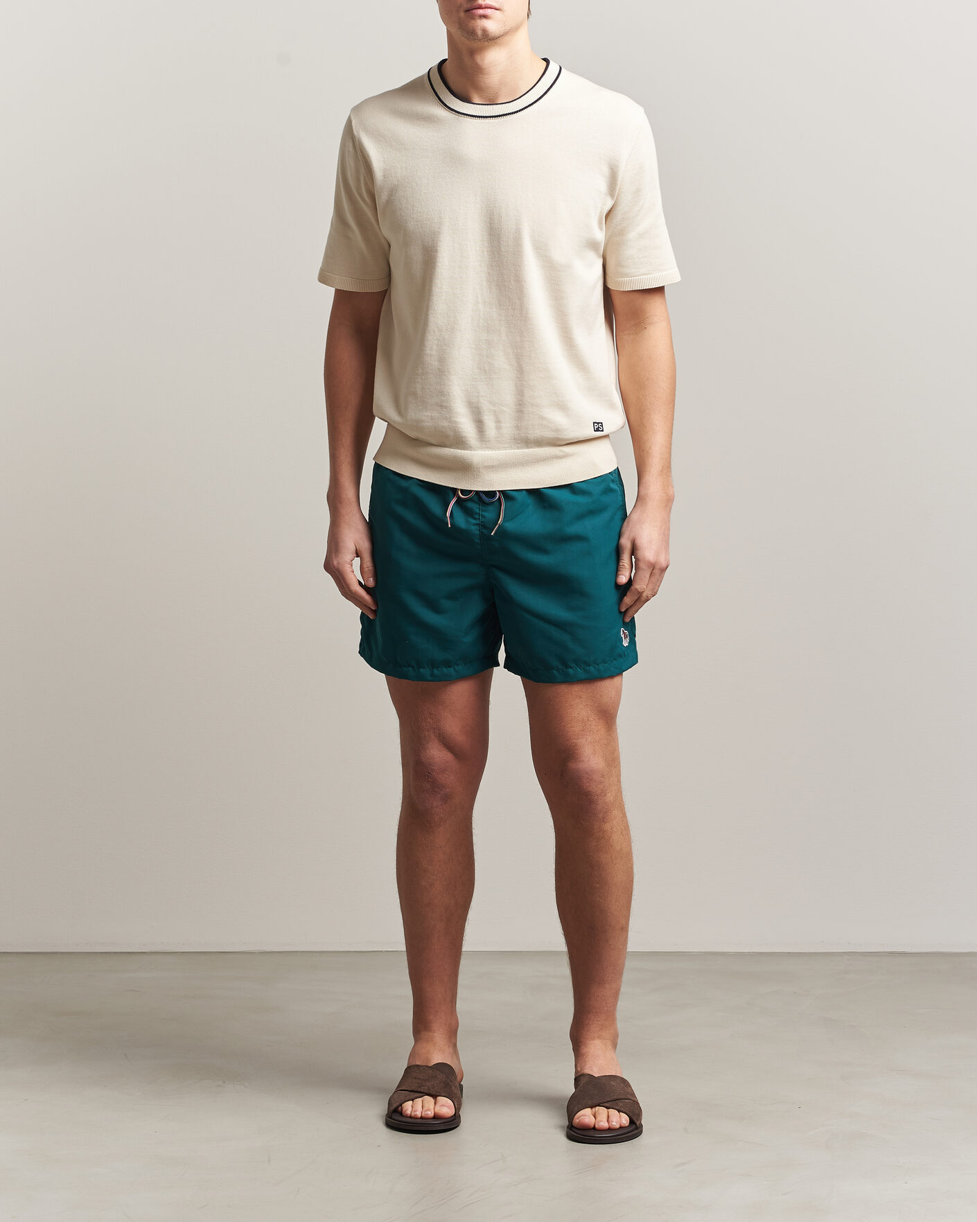 Homme | Maillots De Bain | Paul Smith | Zebra Swimshorts Dark Green