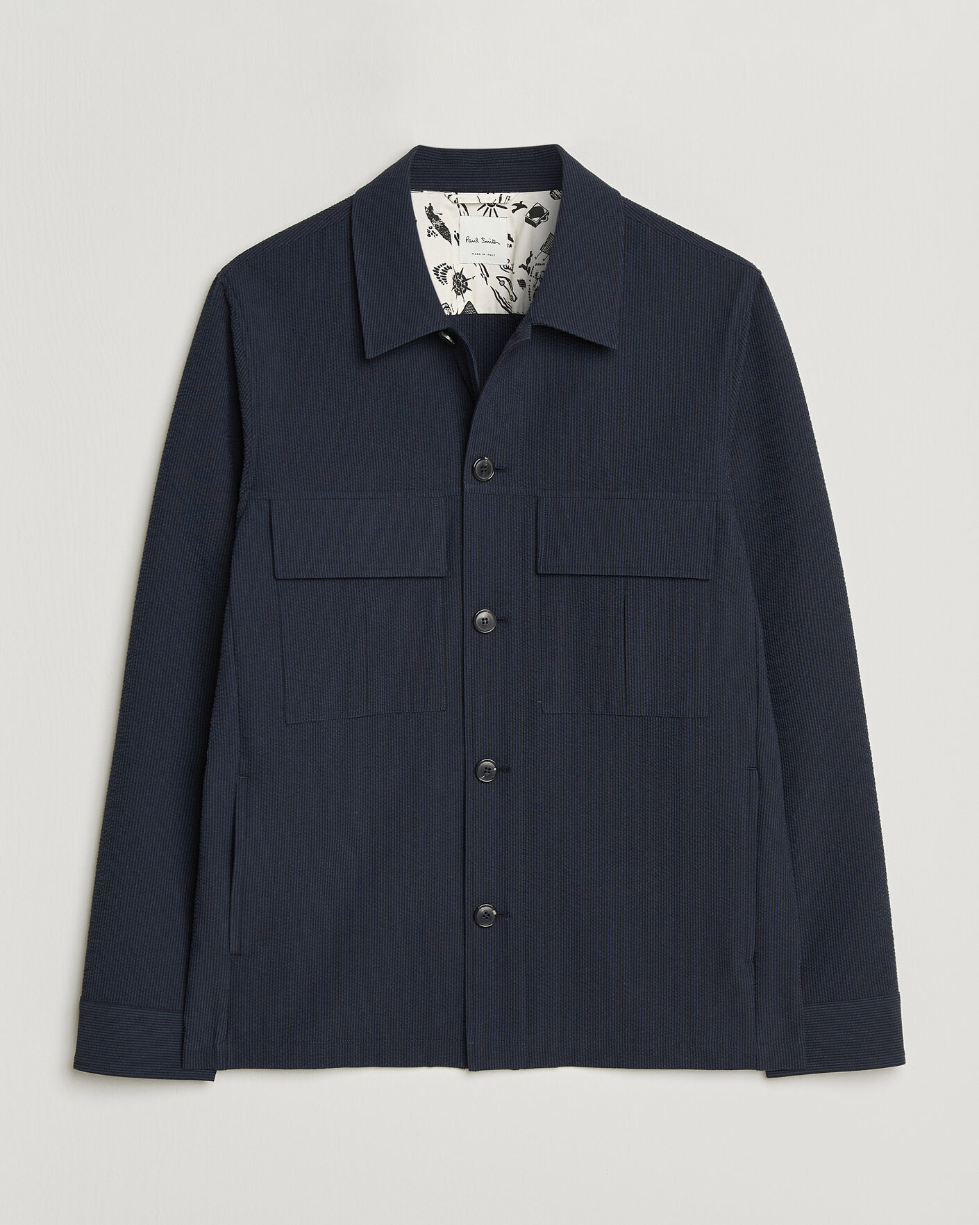 Homme | Chemises | Paul Smith | Cotton Overshirt Navy