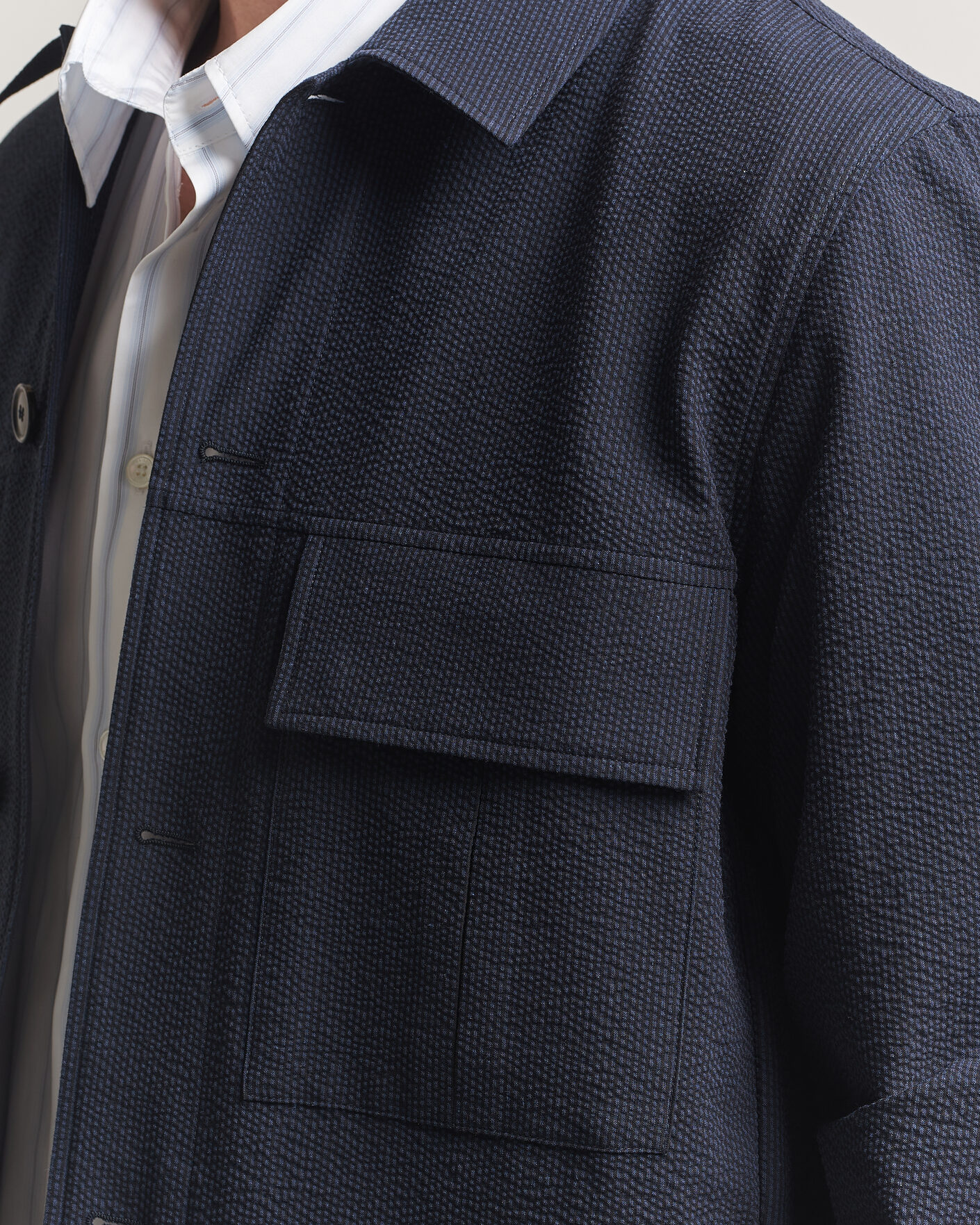 Homme | Chemises | Paul Smith | Cotton Overshirt Navy