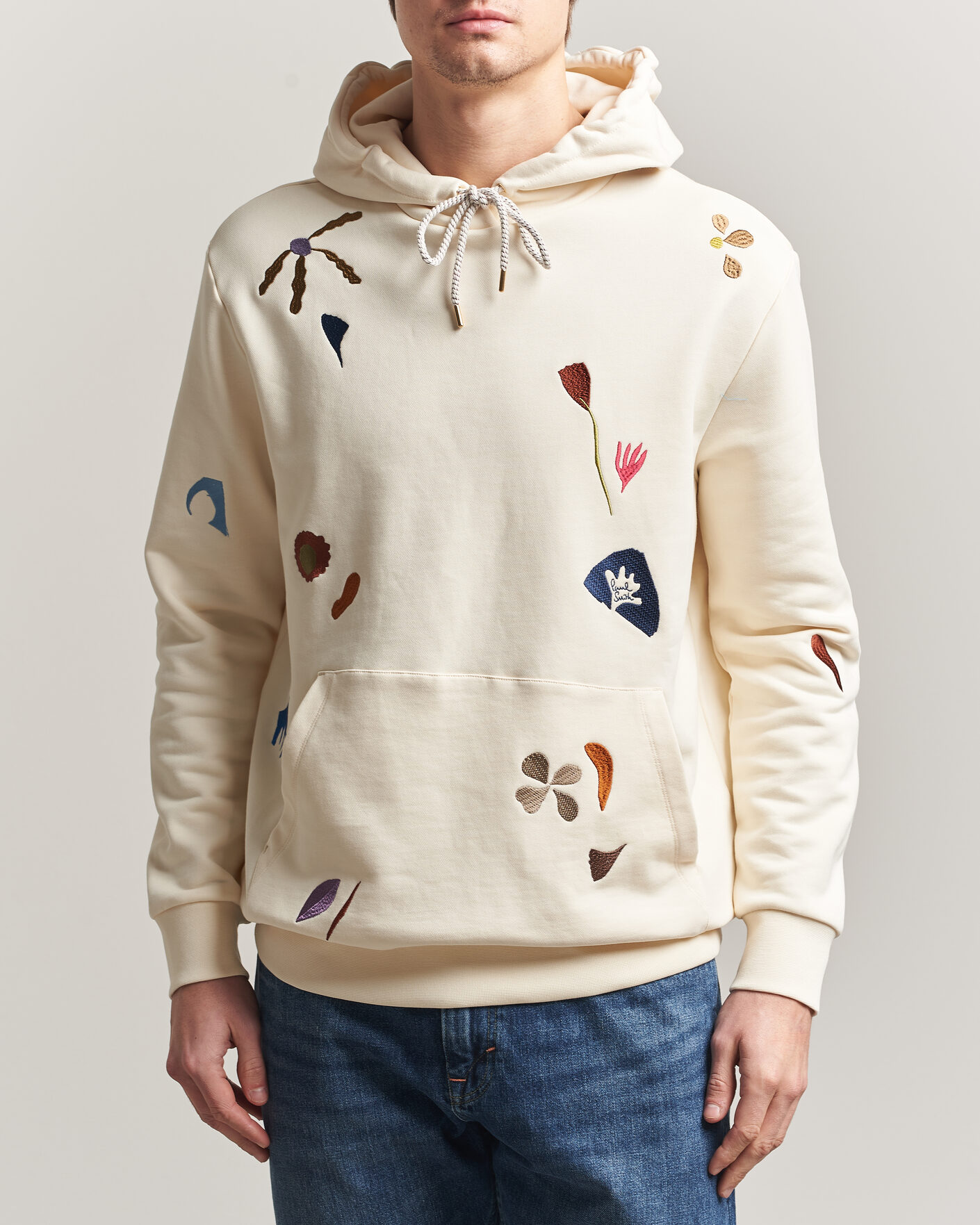 Homme | Pulls Et Tricots | Paul Smith | Embroidered Hoodie White