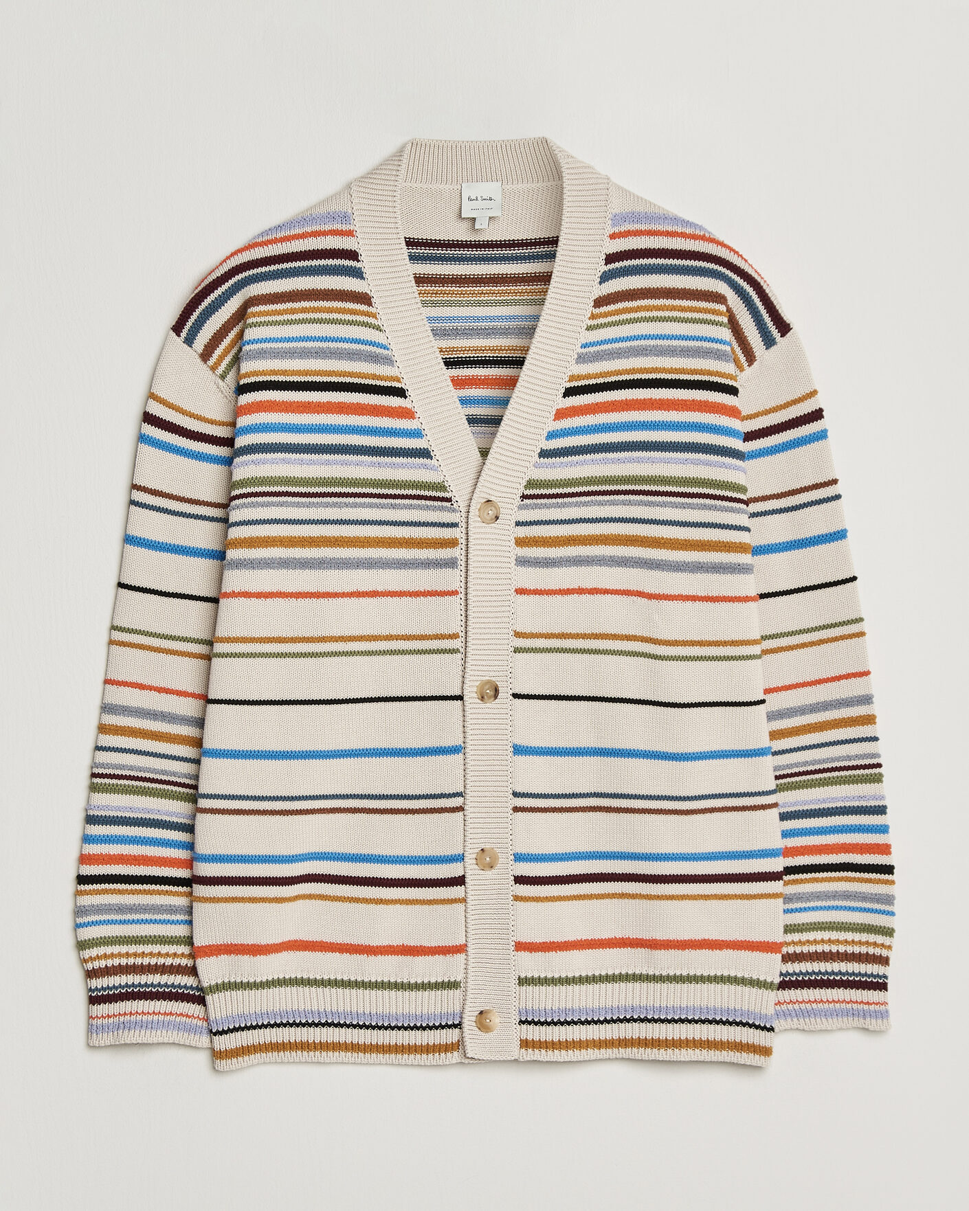 Homme | Pulls Et Tricots | Paul Smith | Signature Stripe Knitted Cardigan White