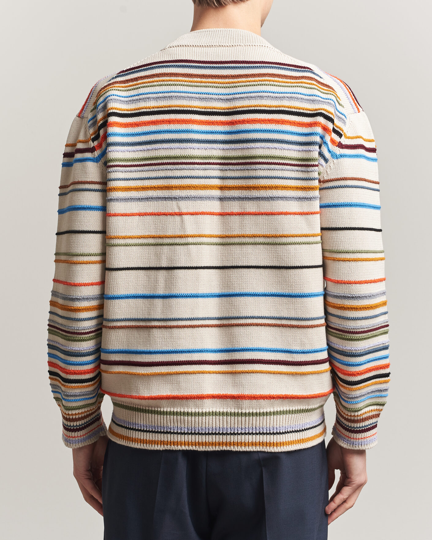 Homme | Pulls Et Tricots | Paul Smith | Signature Stripe Knitted Cardigan White