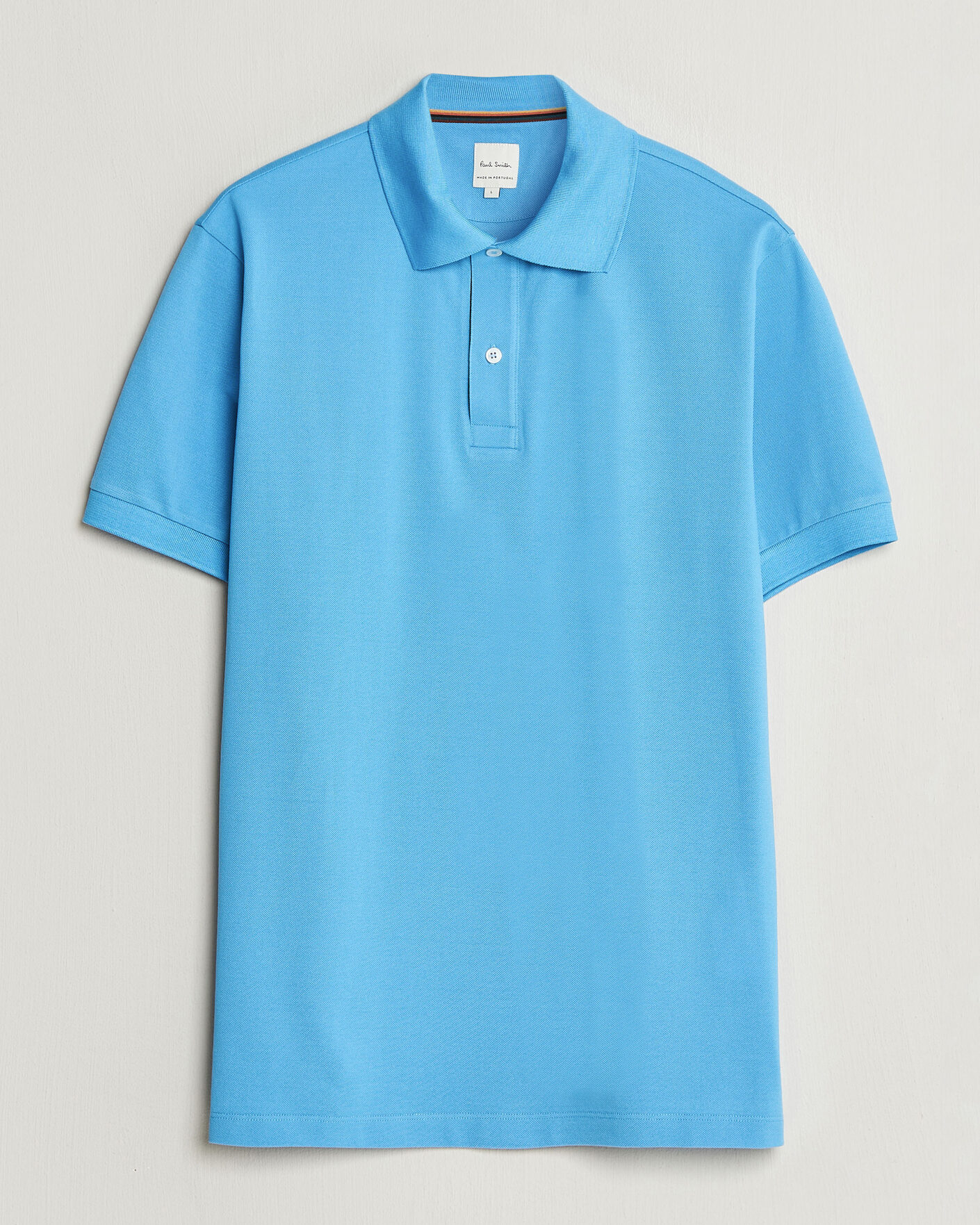 Homme | Polos | Paul Smith | Placket Stripe Polo Blue