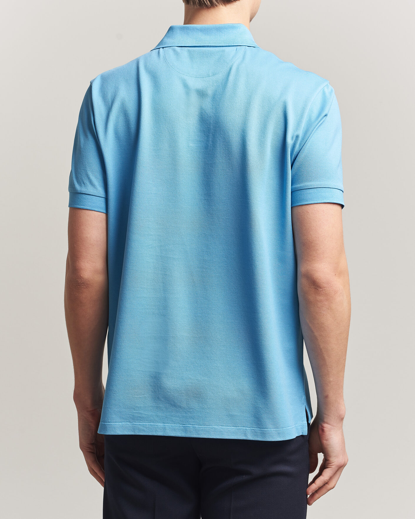 Homme | Polos | Paul Smith | Placket Stripe Polo Blue