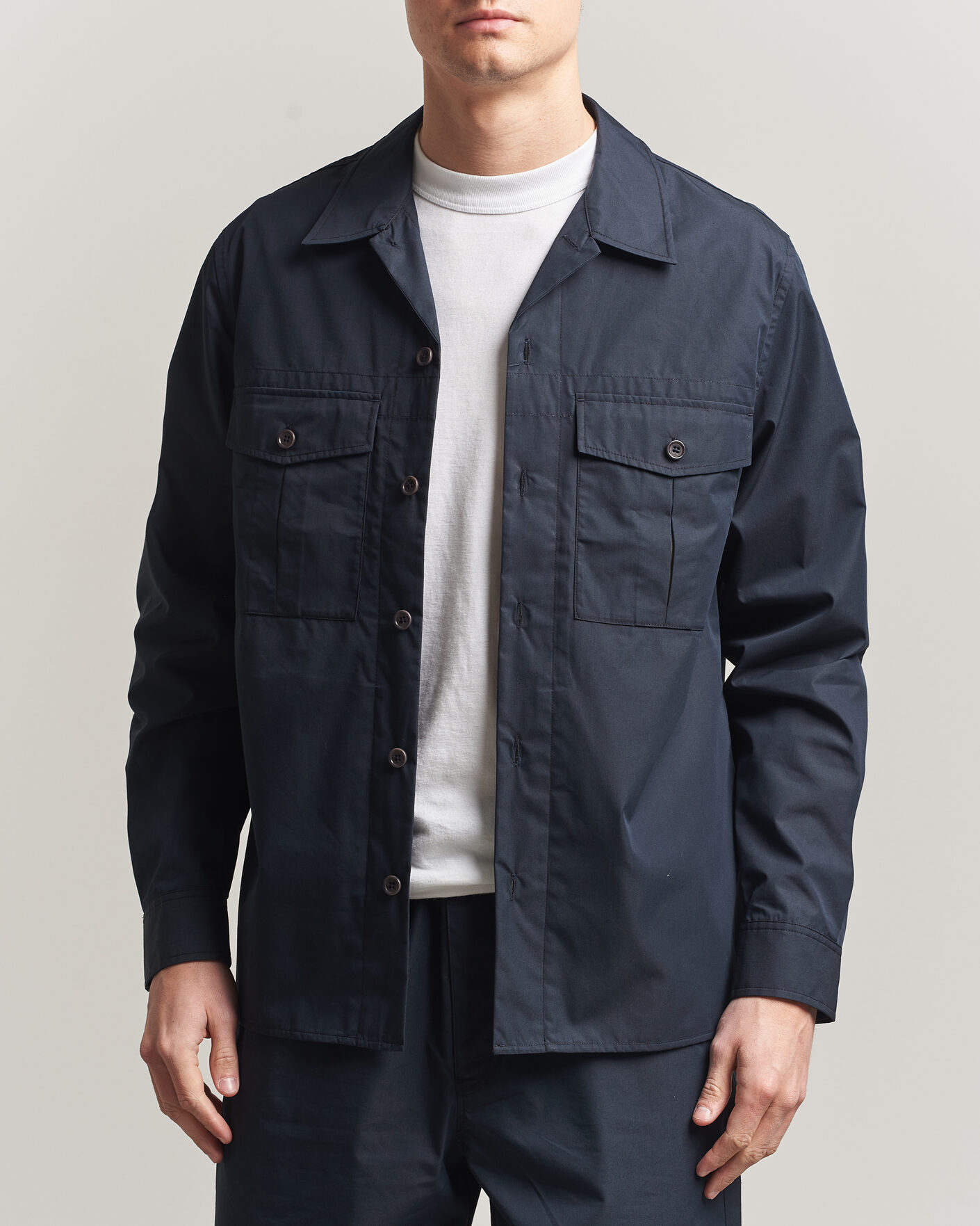Homme | Chemises | PS Paul Smith | Casual Cotton Overshirt Navy