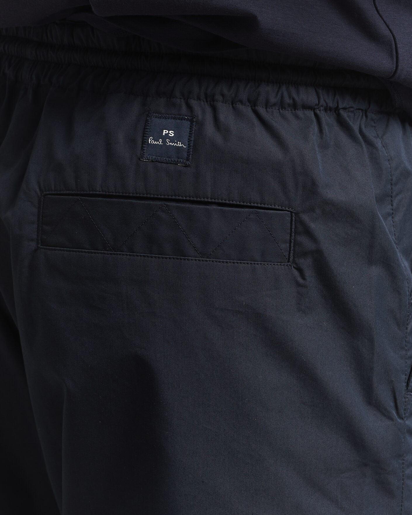 Homme | Pantalons | PS Paul Smith | Casual Cotton Drawstring Trousers Navy