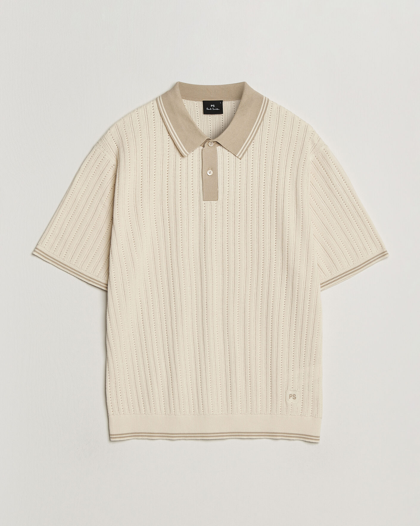 Homme | Polos | PS Paul Smith | Cotton Knitted Polo White