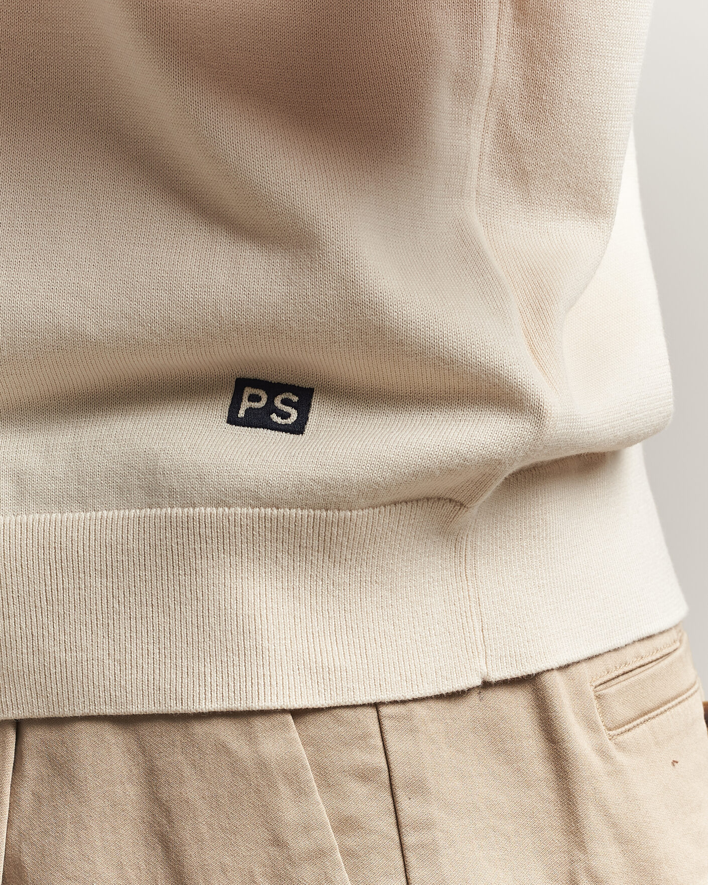 Homme | T-shirts | PS Paul Smith | Cotton Knitted T-Shirt White