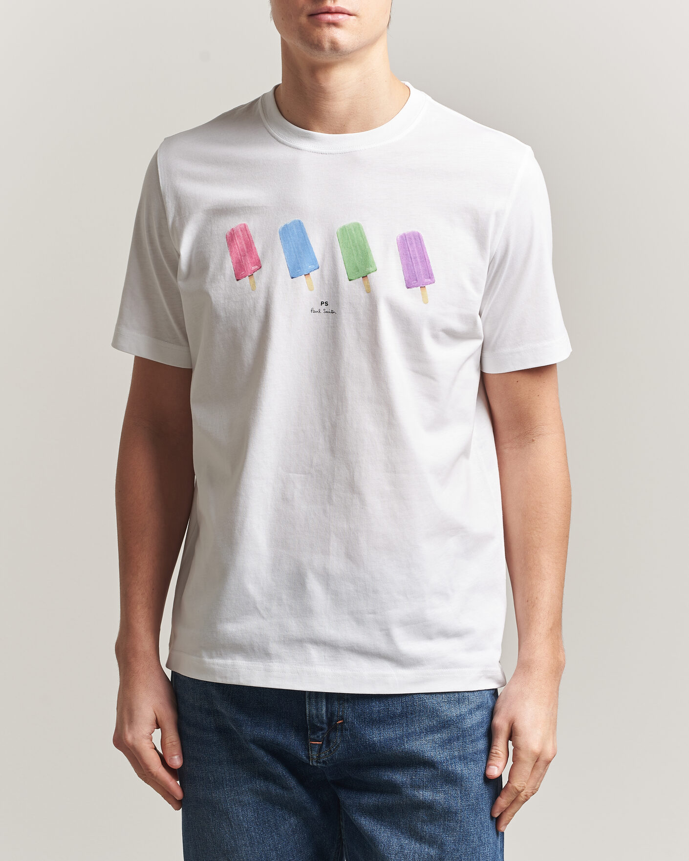 Homme | T-shirts | PS Paul Smith | Lollies Printed T-Shirt White