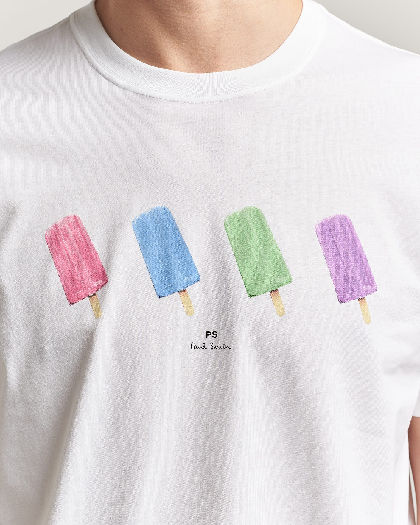 Homme | T-shirts | PS Paul Smith | Lollies Printed T-Shirt White