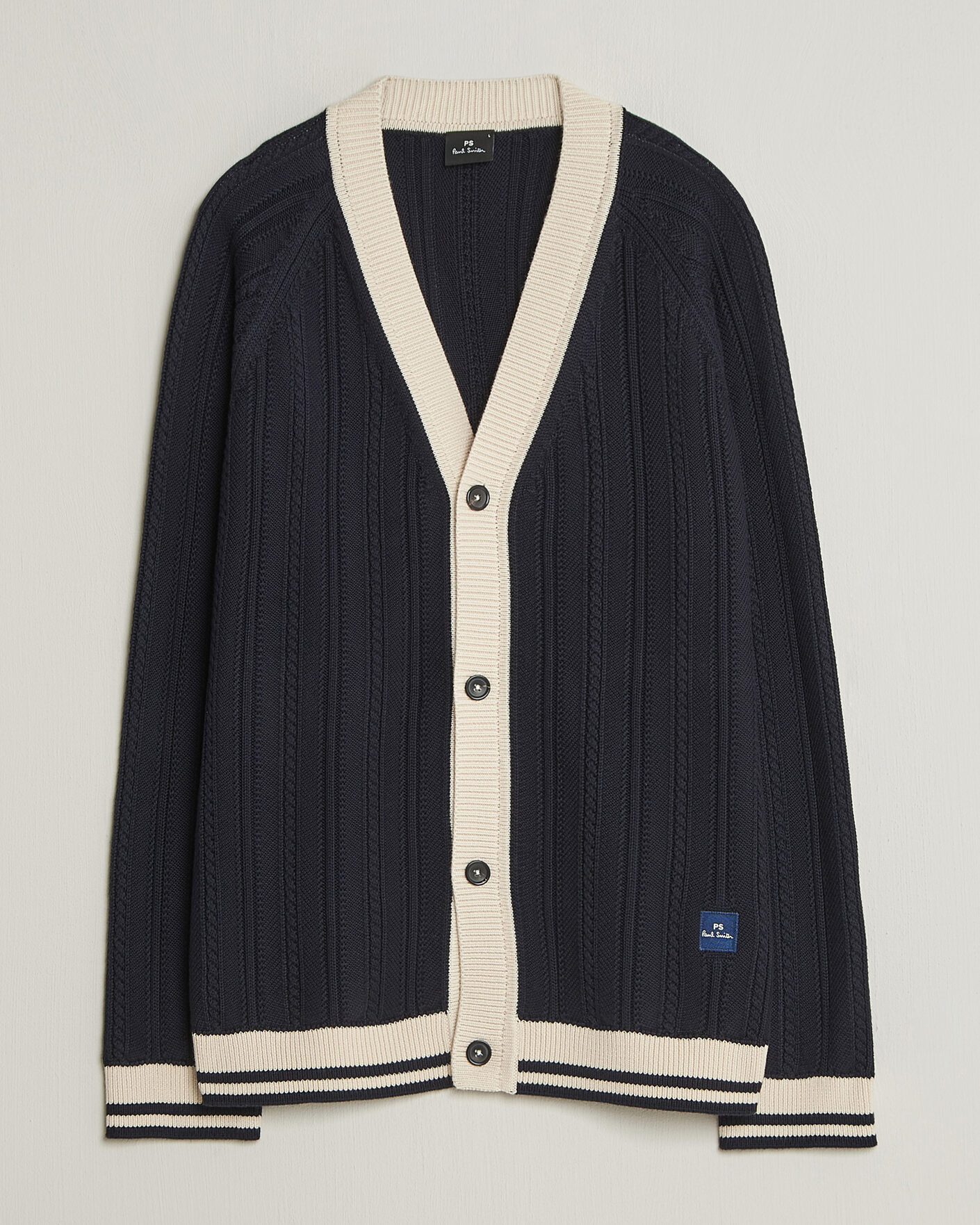 Homme | Pulls Et Tricots | PS Paul Smith | Cotton Knitted Cardigan Navy