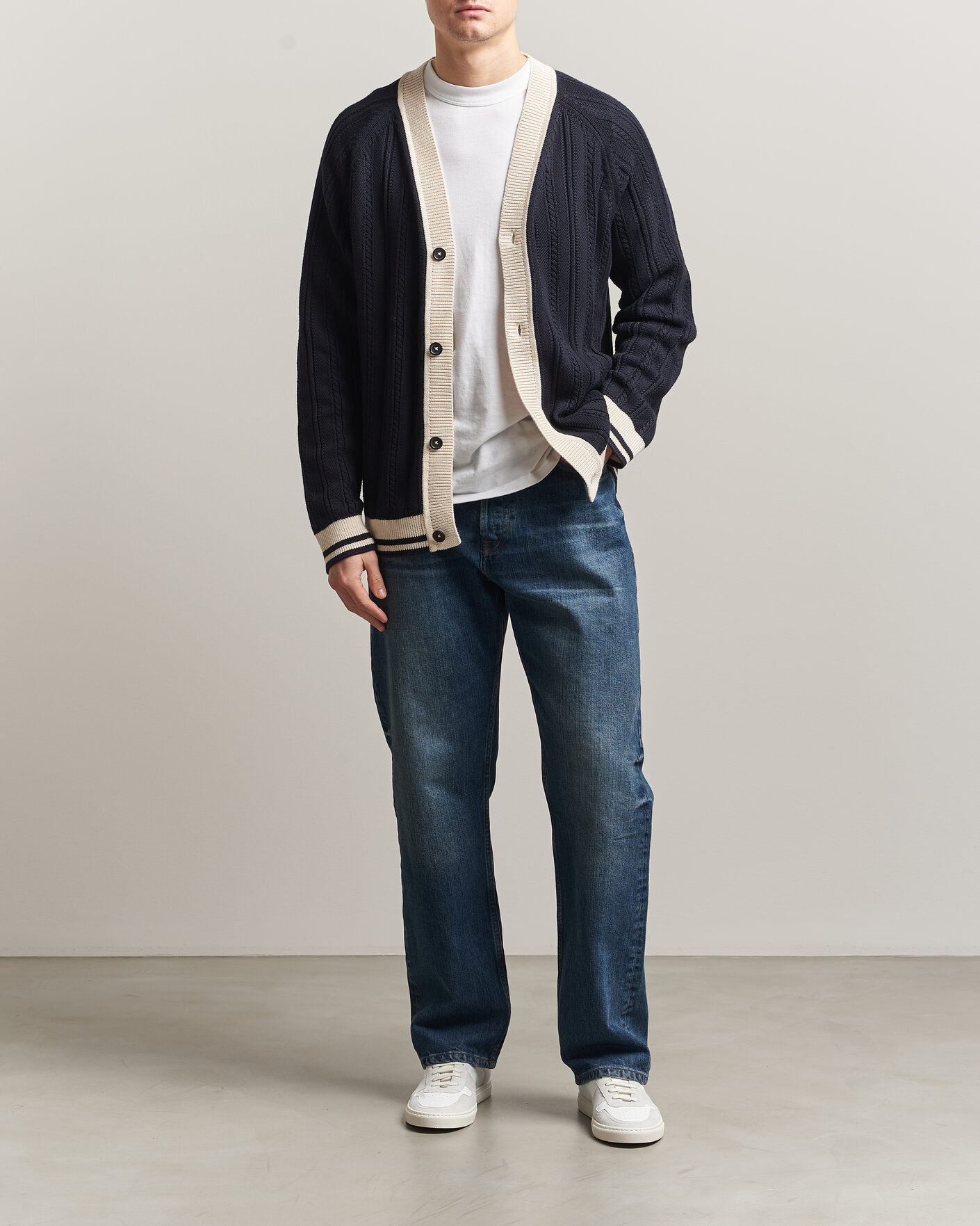 Homme | Pulls Et Tricots | PS Paul Smith | Cotton Knitted Cardigan Navy