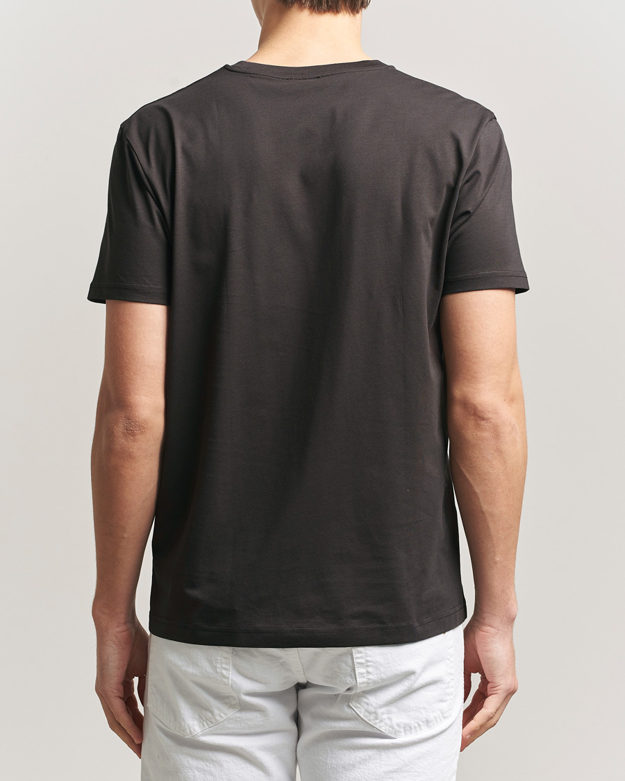 Homme | T-shirts | Sunspel | Riviera Midweight T-Shirt Dark Chocolate