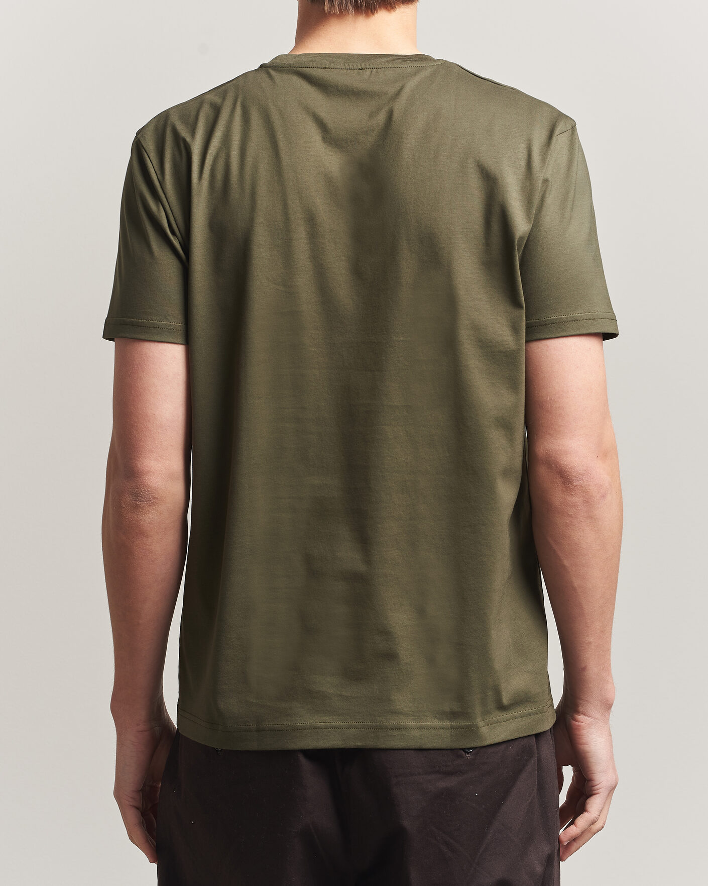 Homme | T-shirts | Sunspel | Riviera Midweight T-Shirt Deep Olive