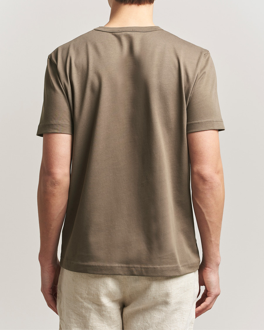 Homme | T-shirts | Sunspel | Single Jersey Supima Cotton T-Shirt Dark Cedar