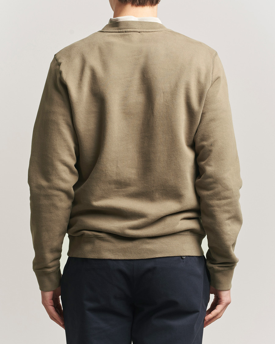 Homme | Pulls Et Tricots | Sunspel | Loopback Sweatshirt Dark Cedar