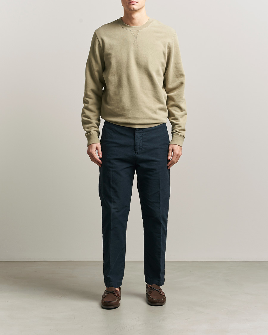 Homme | Pulls Et Tricots | Sunspel | Loopback Sweatshirt Pistachio