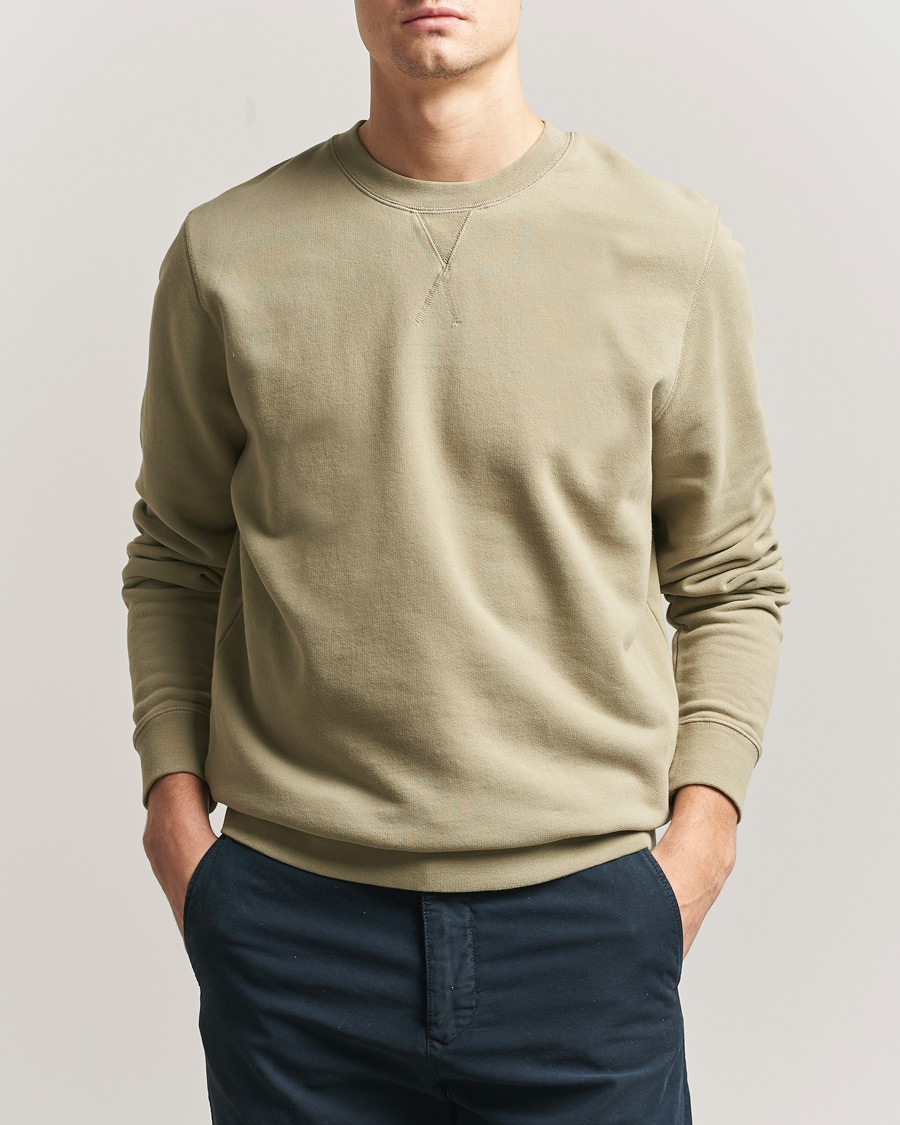Homme | Pulls Et Tricots | Sunspel | Loopback Sweatshirt Pistachio