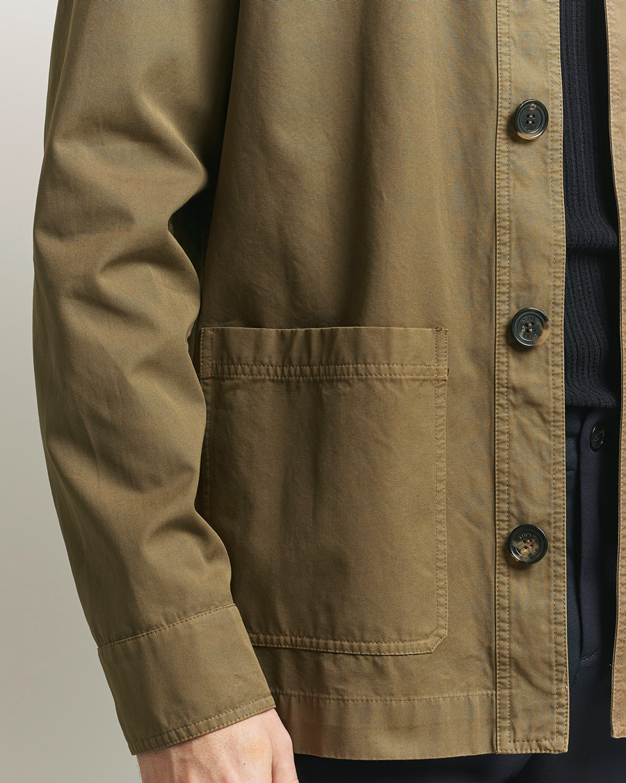 Homme | Manteaux Et Vestes | Kiton | Cotton Canvas Chore Jacket Military