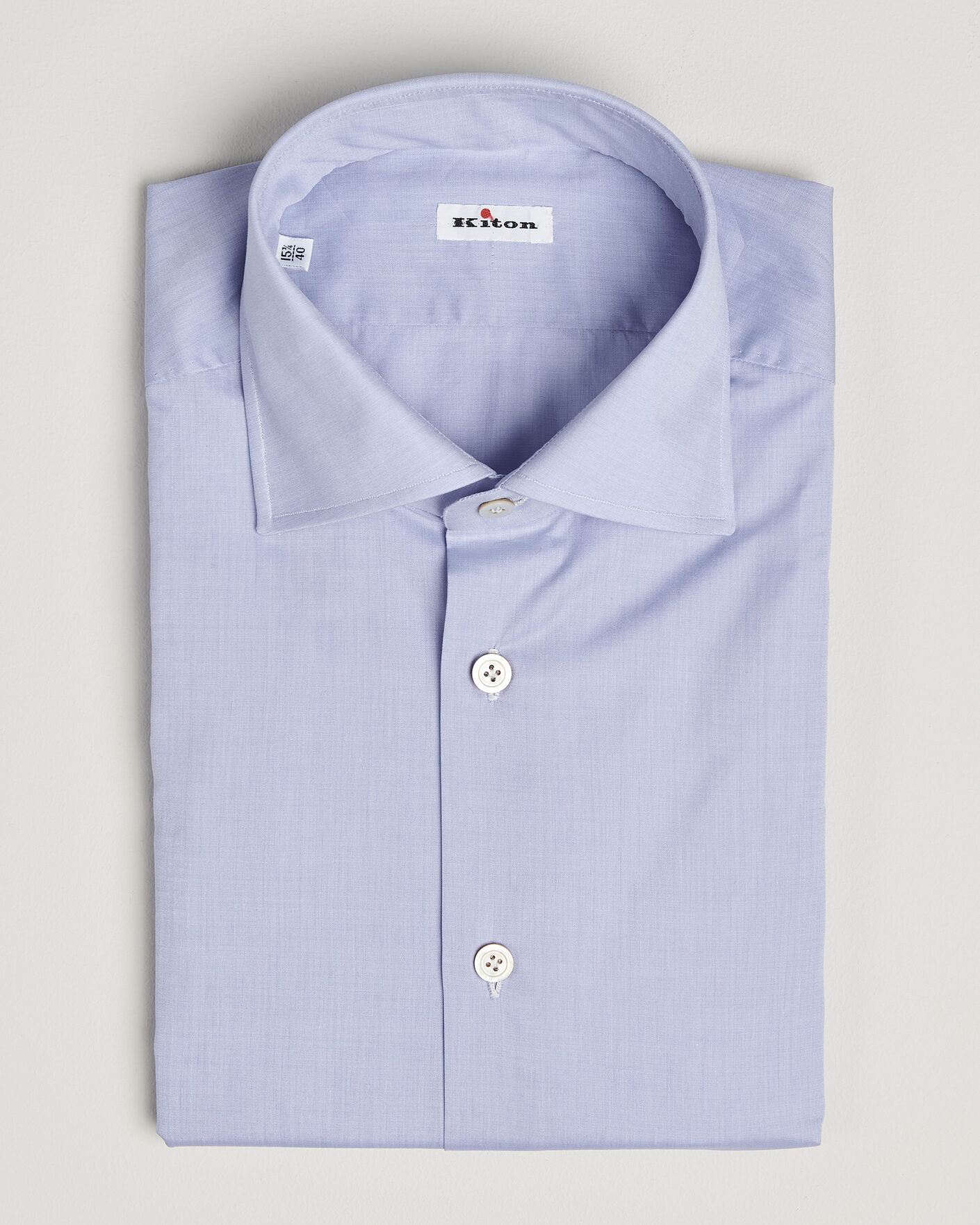 Homme | Chemises | Kiton | Slim Fit Dress Shirt Light Blue