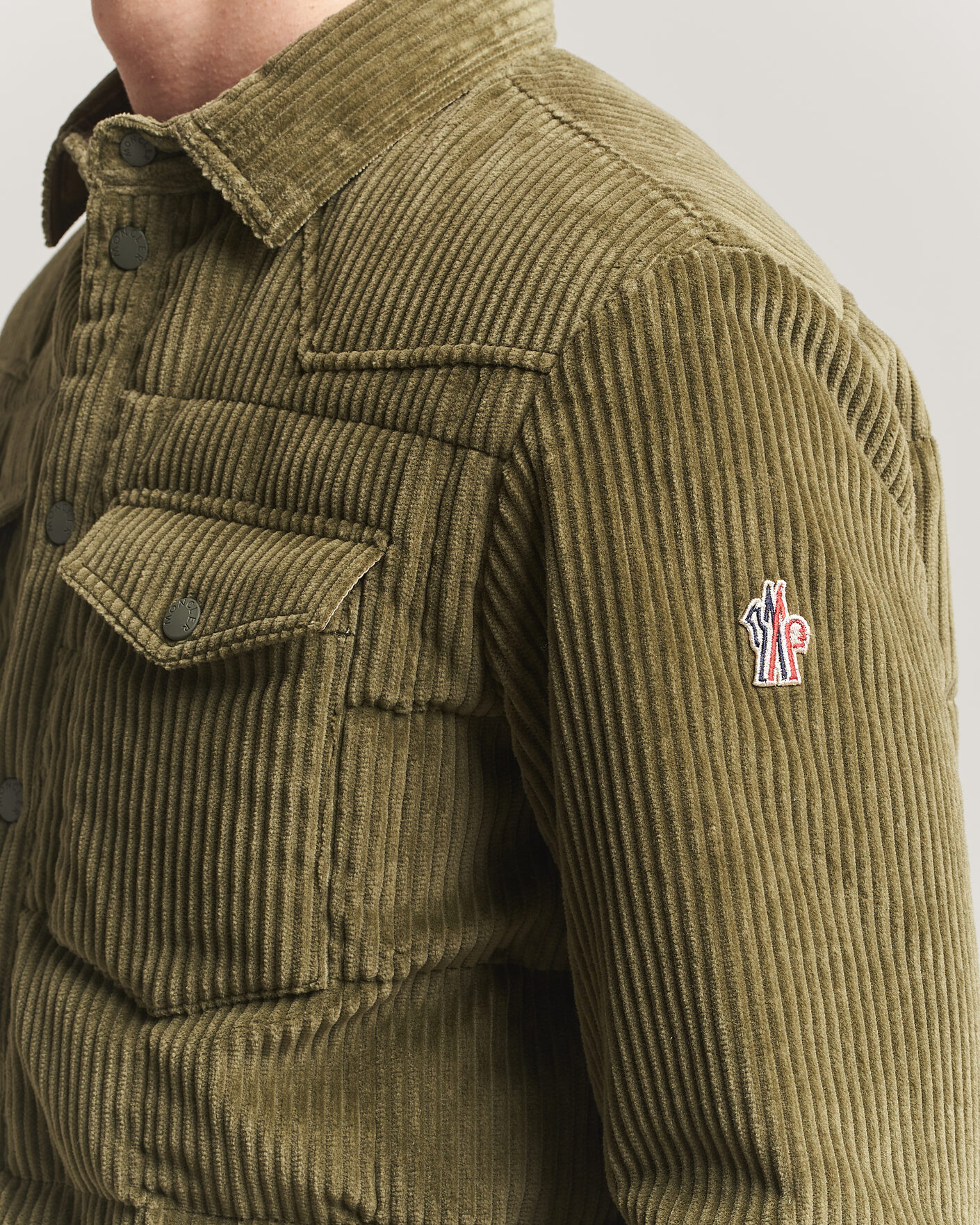 Homme | Manteaux Et Vestes | Moncler Grenoble | Gelt Corduroy Shirt Jacket Military Green