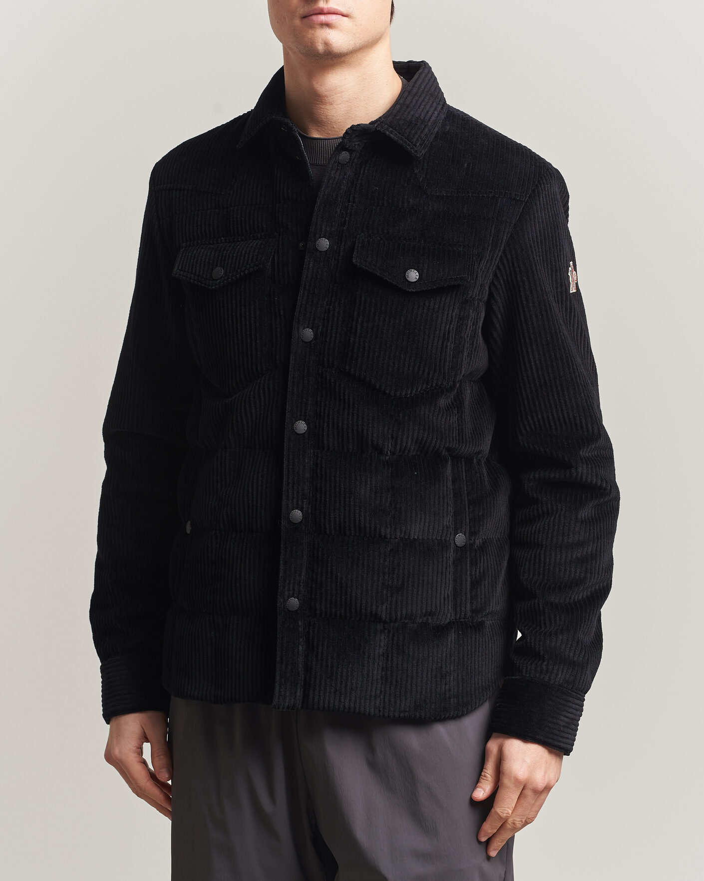Homme | Manteaux Et Vestes | Moncler Grenoble | Gelt Corduroy Shirt Jacket Black