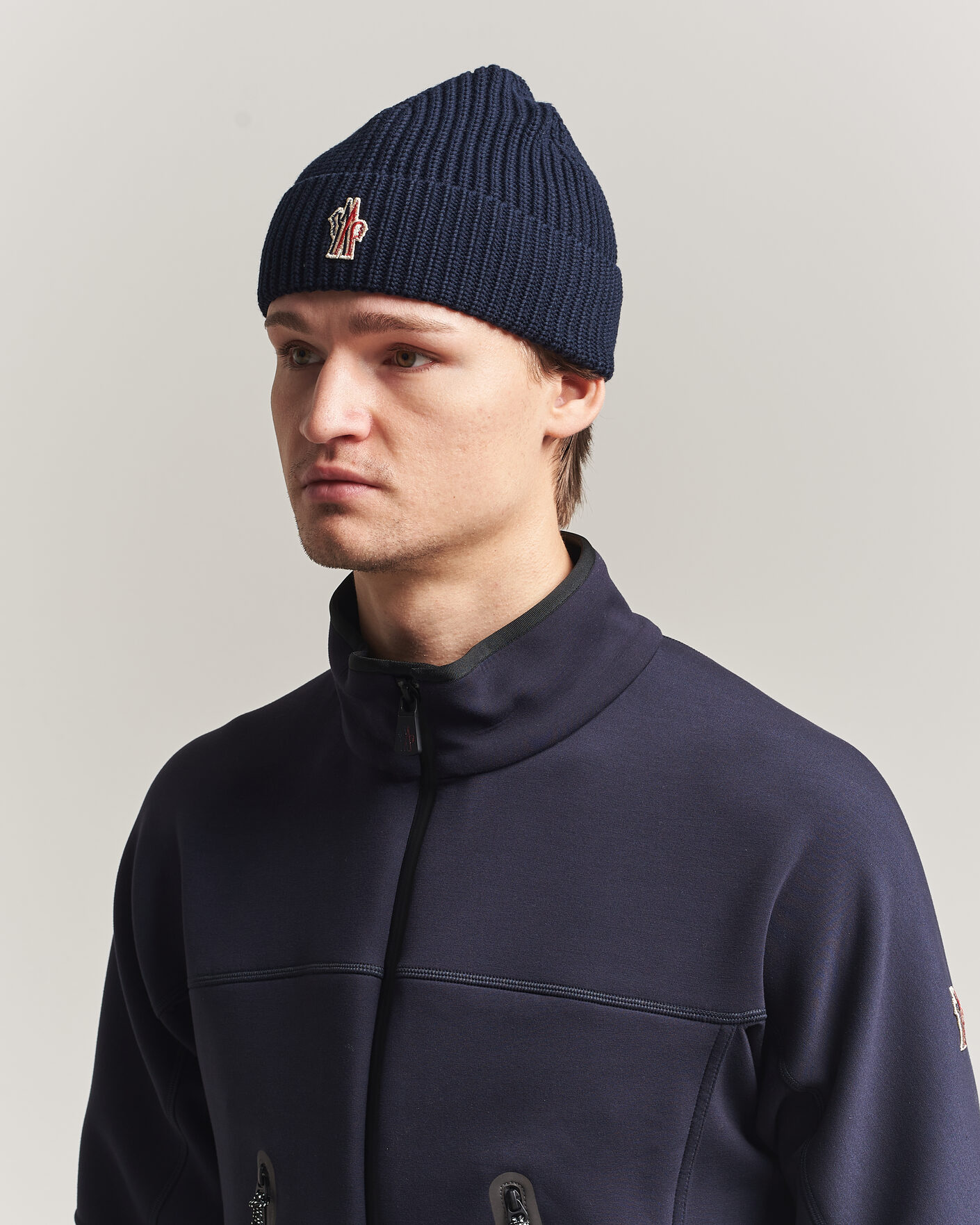 Homme | Bonnets | Moncler Grenoble | Rib Beanie Navy