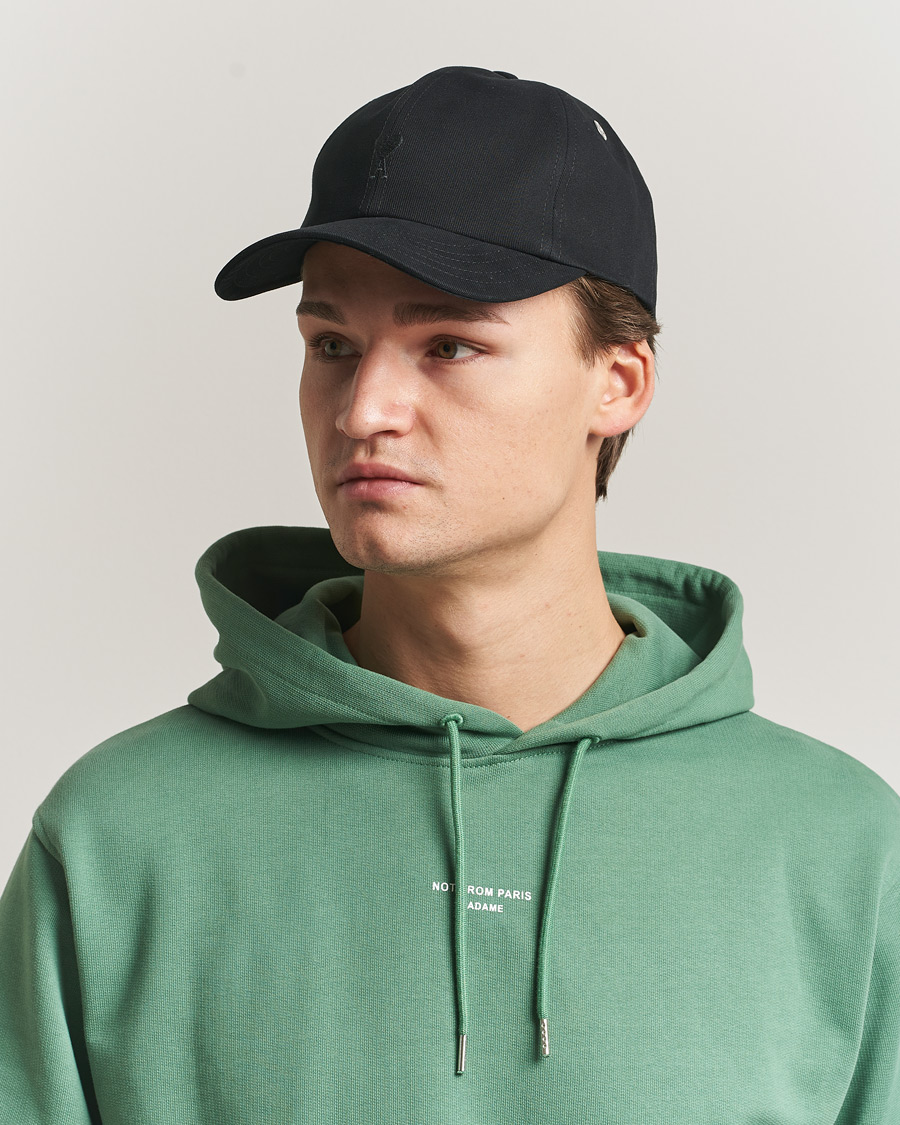 Homme | Bobs Et Casquettes | AMI | Black Heart Logo Cap Black