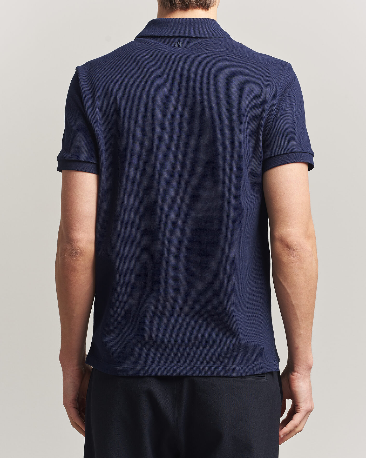 Homme | Polos | AMI | Heart Logo Polo Navy