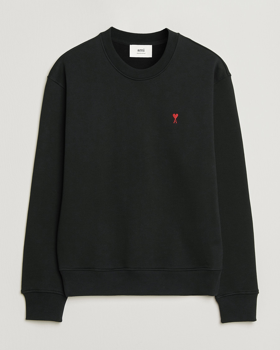 Homme | Pulls Et Tricots | AMI | Heart Logo Sweatshirt Black