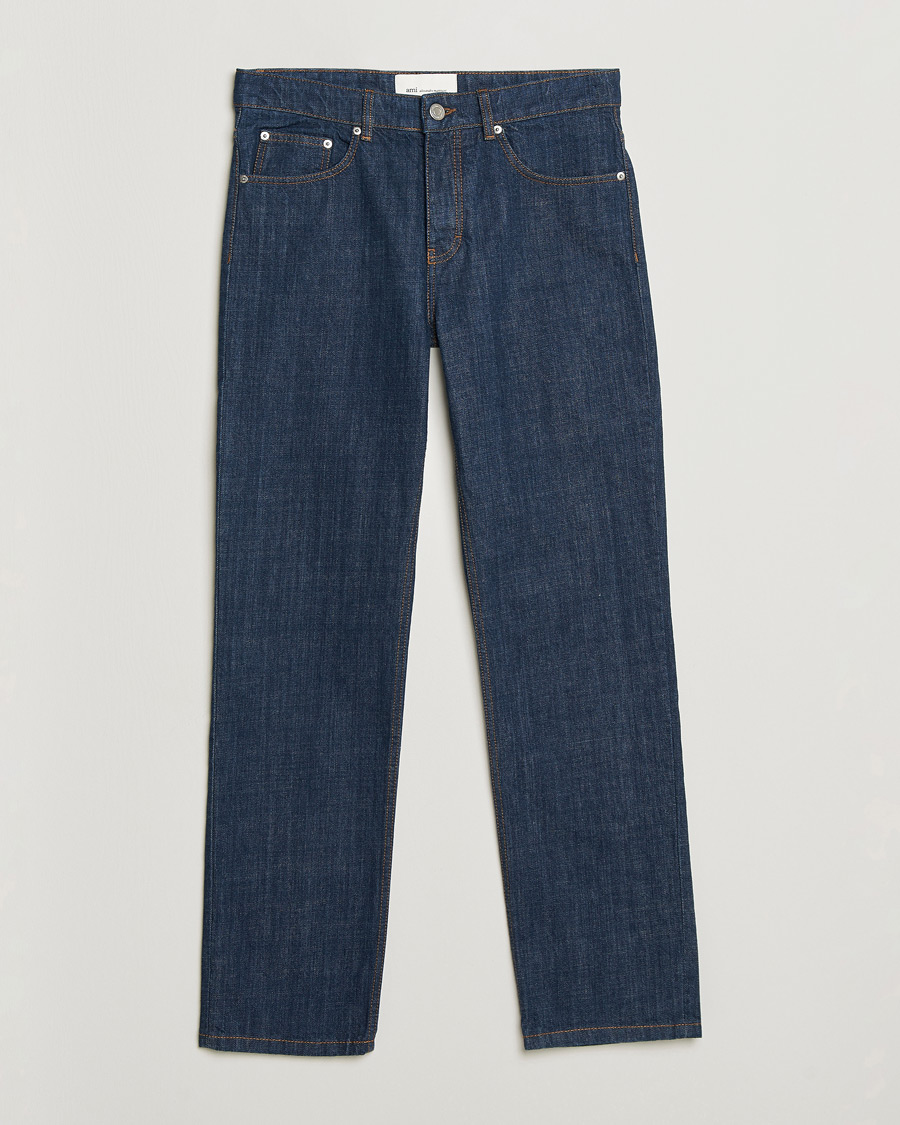 Homme | Pantalons | AMI | Classic Fit Jeans Indigo