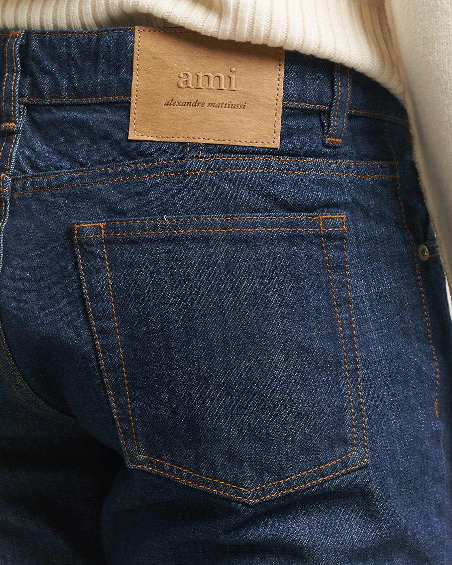Homme | Pantalons | AMI | Classic Fit Jeans Indigo