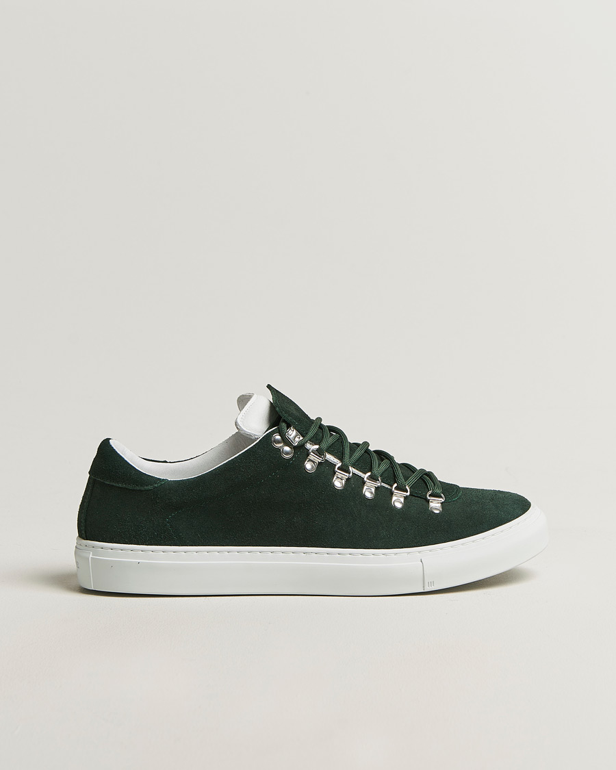 Homme | Baskets | Diemme | Marostica Low Sneaker Bottle Green Suede
