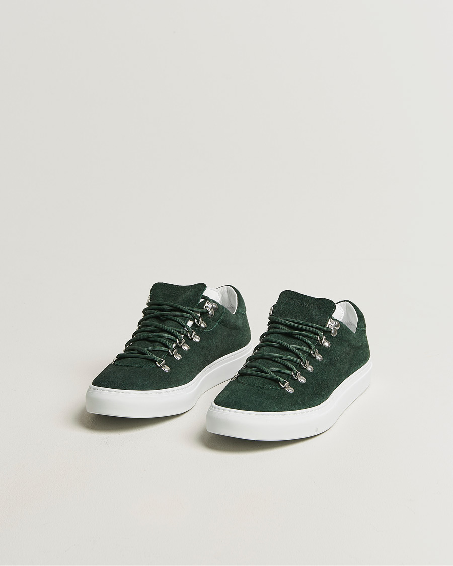 Homme | Baskets | Diemme | Marostica Low Sneaker Bottle Green Suede