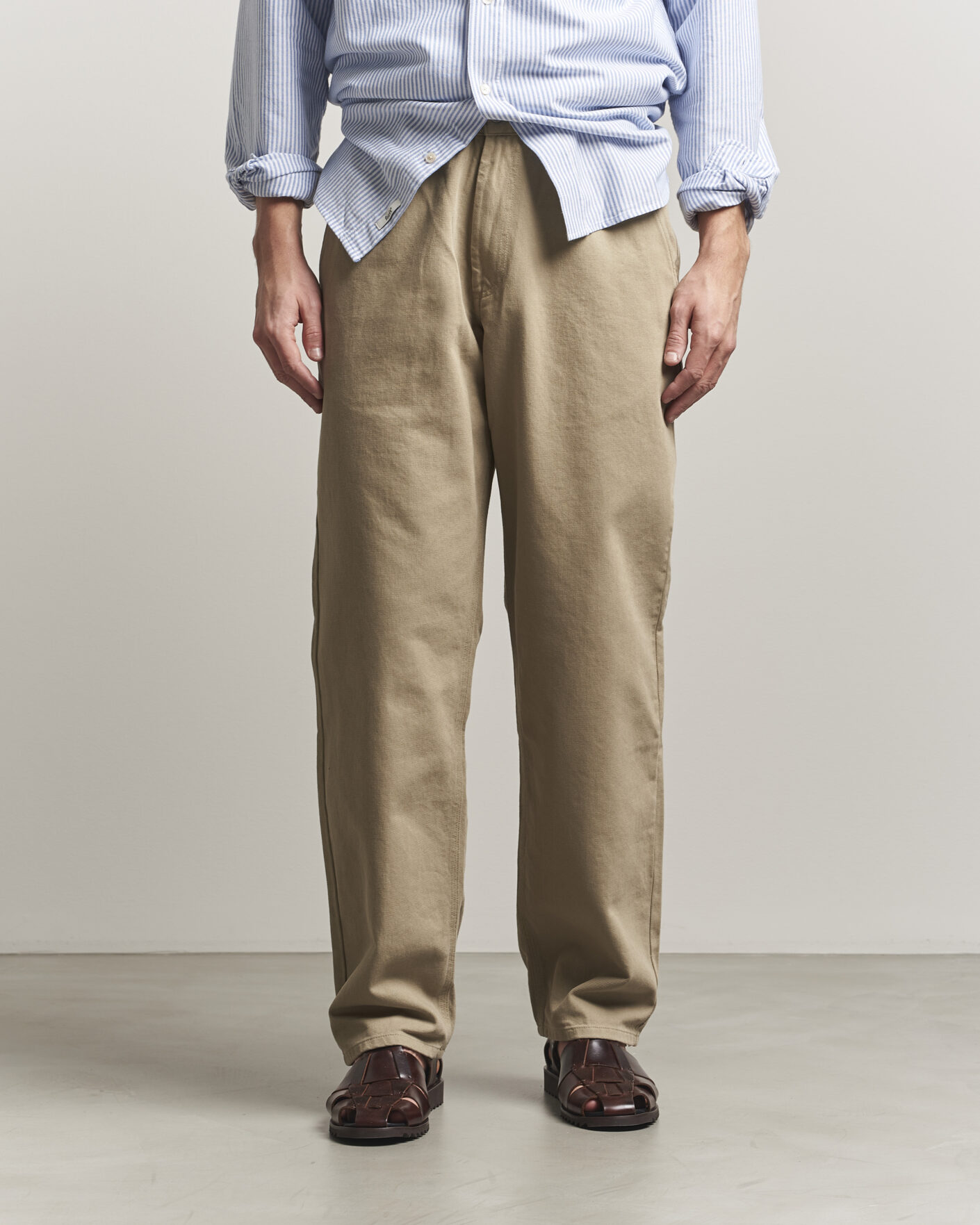 Homme | Pantalons | Forét | Clay Twill Pants Khaki