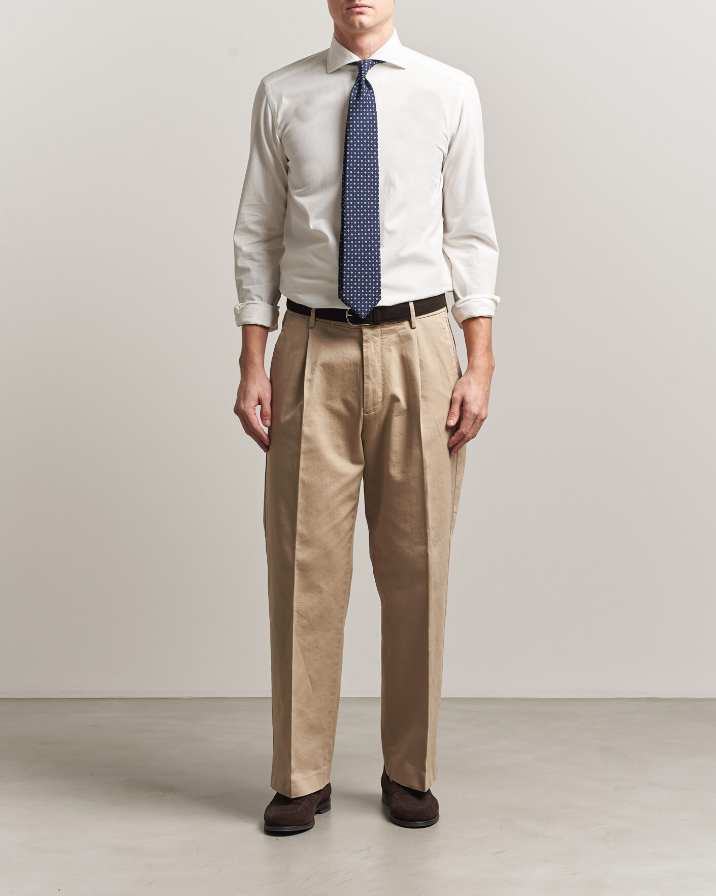 Homme | Chemises | 100Hands | Washed Japanese Denim Shirt Off White