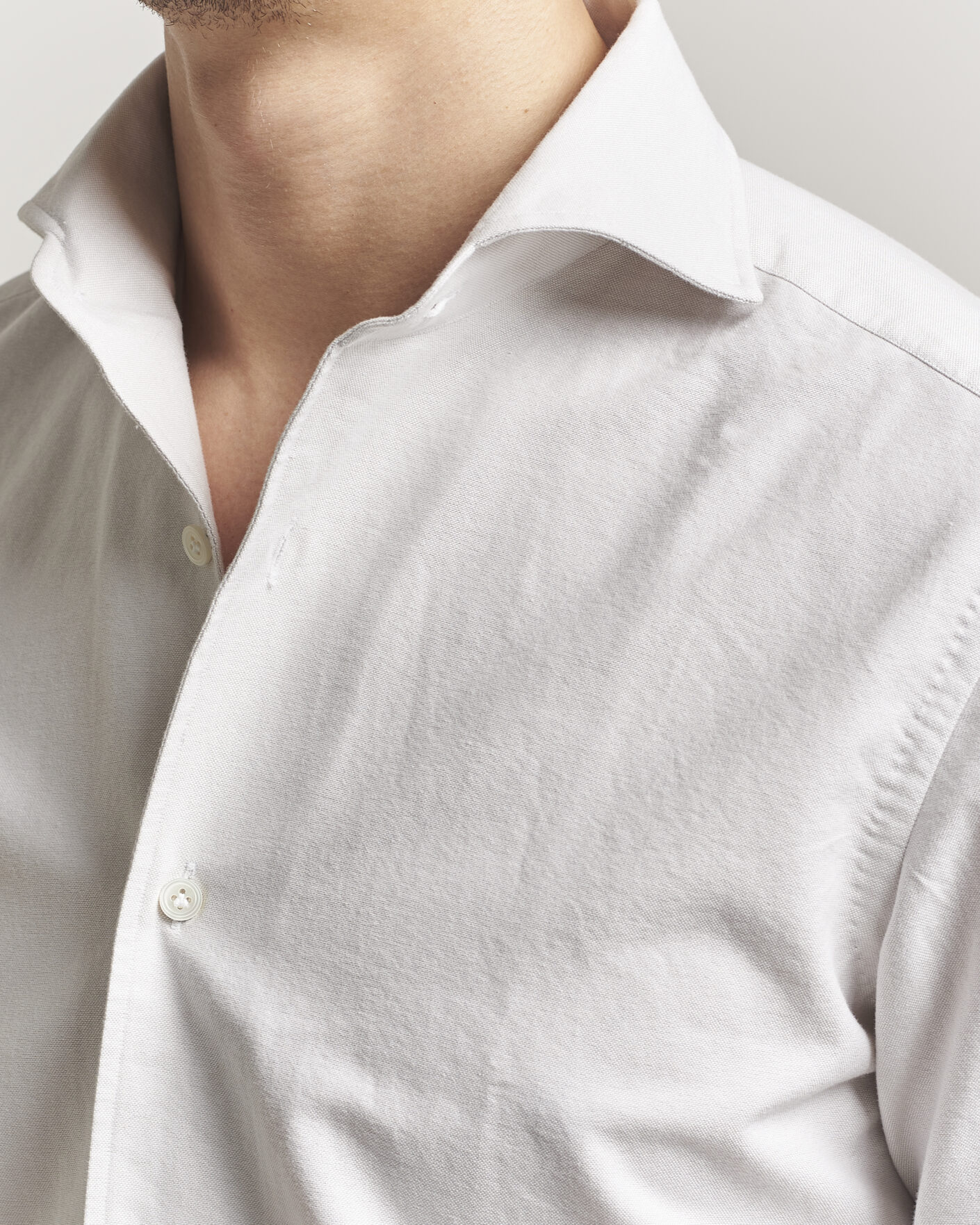 Homme | Chemises | 100Hands | Washed Oxford Shirt Grey