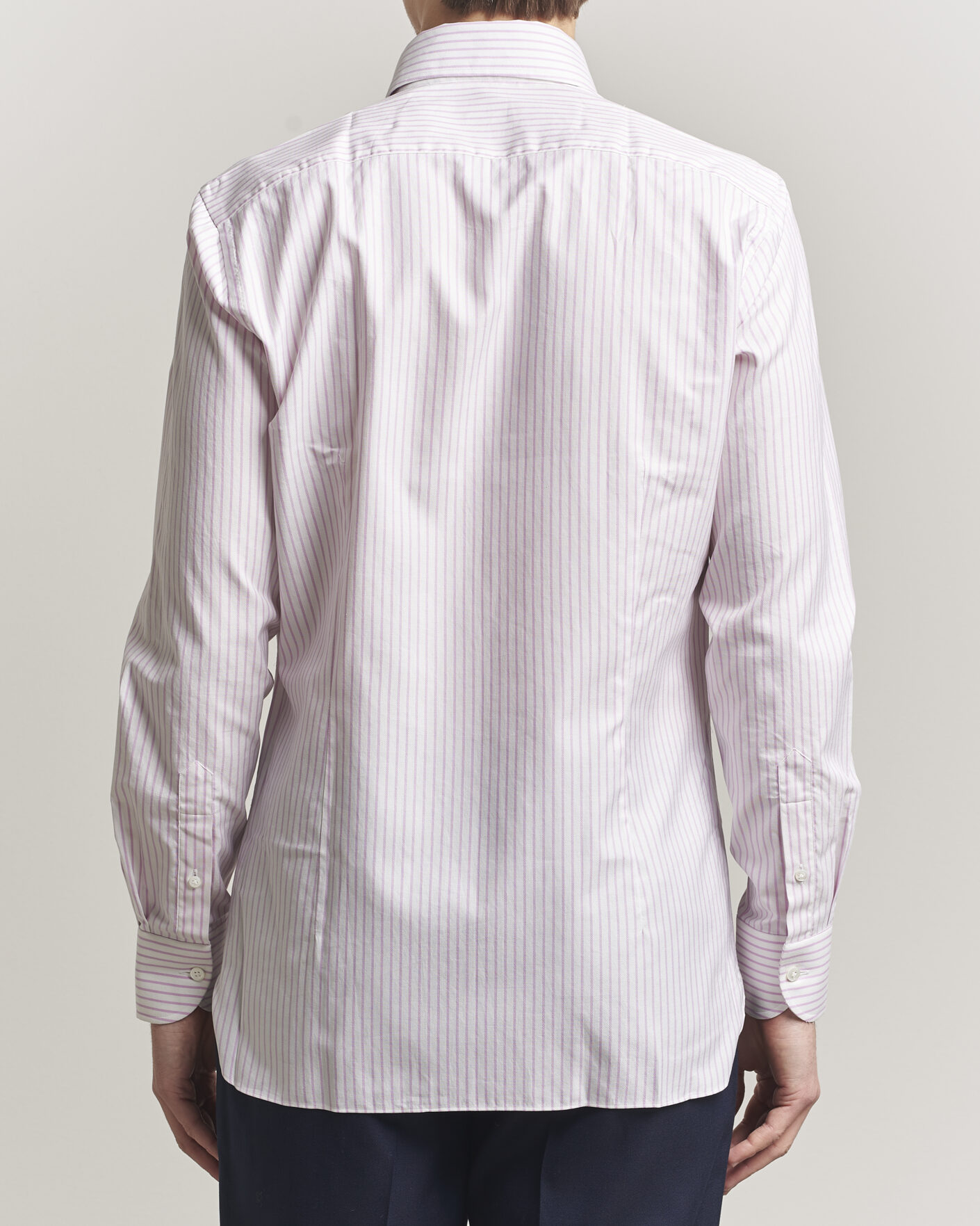 Homme | Chemises | 100Hands | Washed Striped Oxford Shirt Lavender