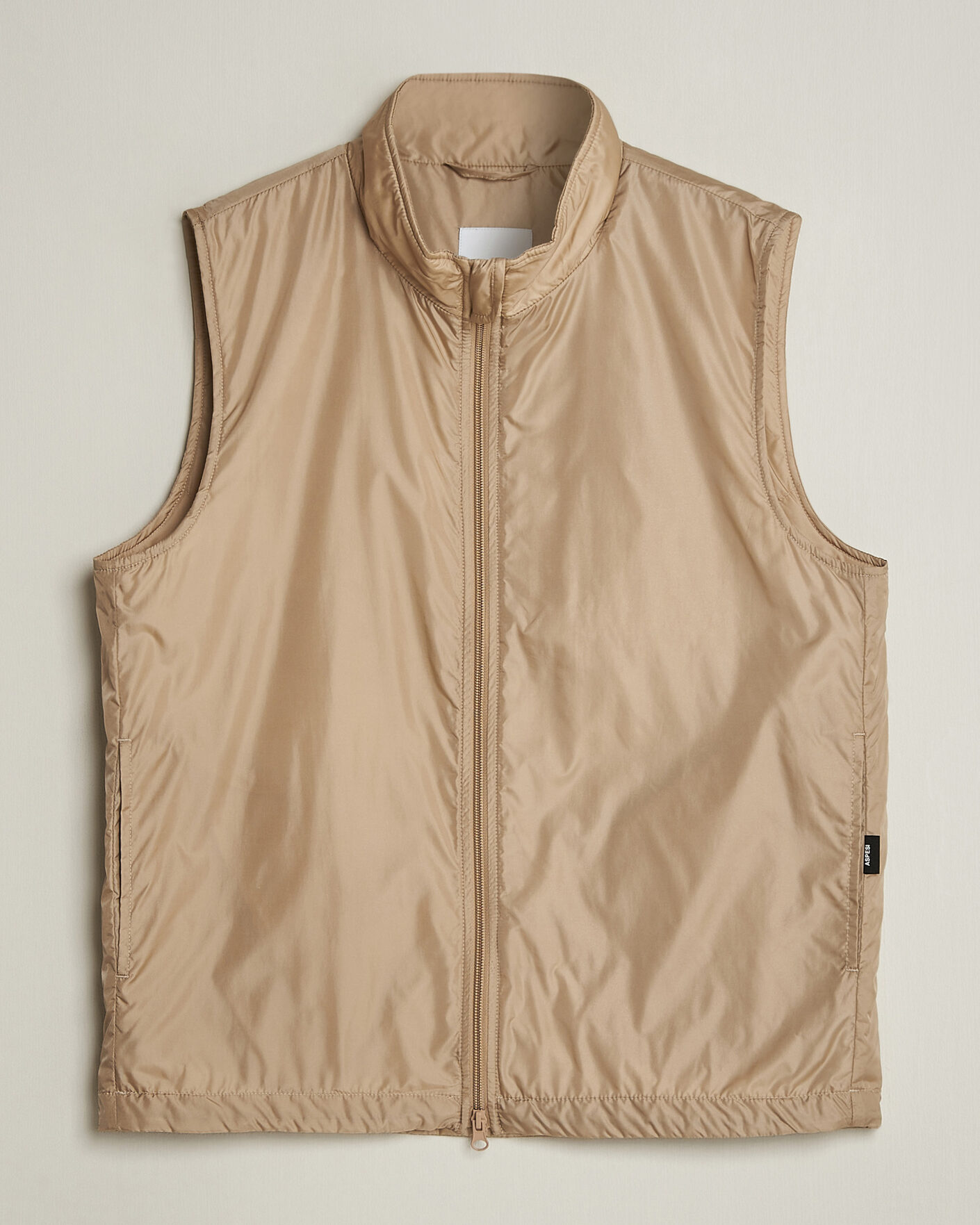 Homme | Gilets | Aspesi | Vernes Nylon Gilet Beige