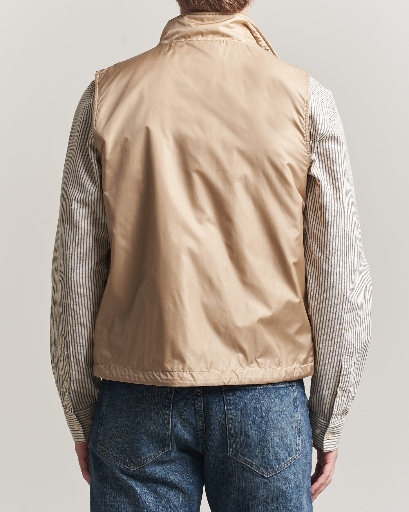 Homme | Gilets | Aspesi | Vernes Nylon Gilet Beige