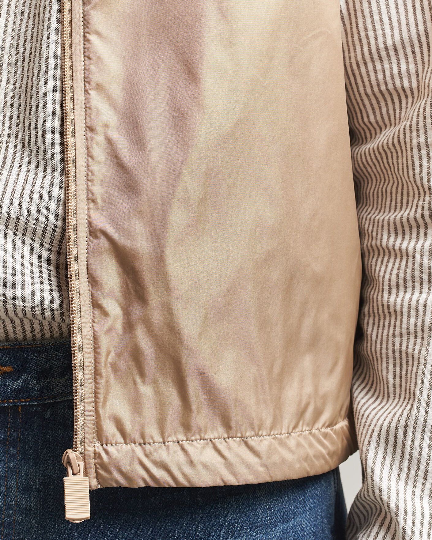 Homme | Gilets | Aspesi | Vernes Nylon Gilet Beige