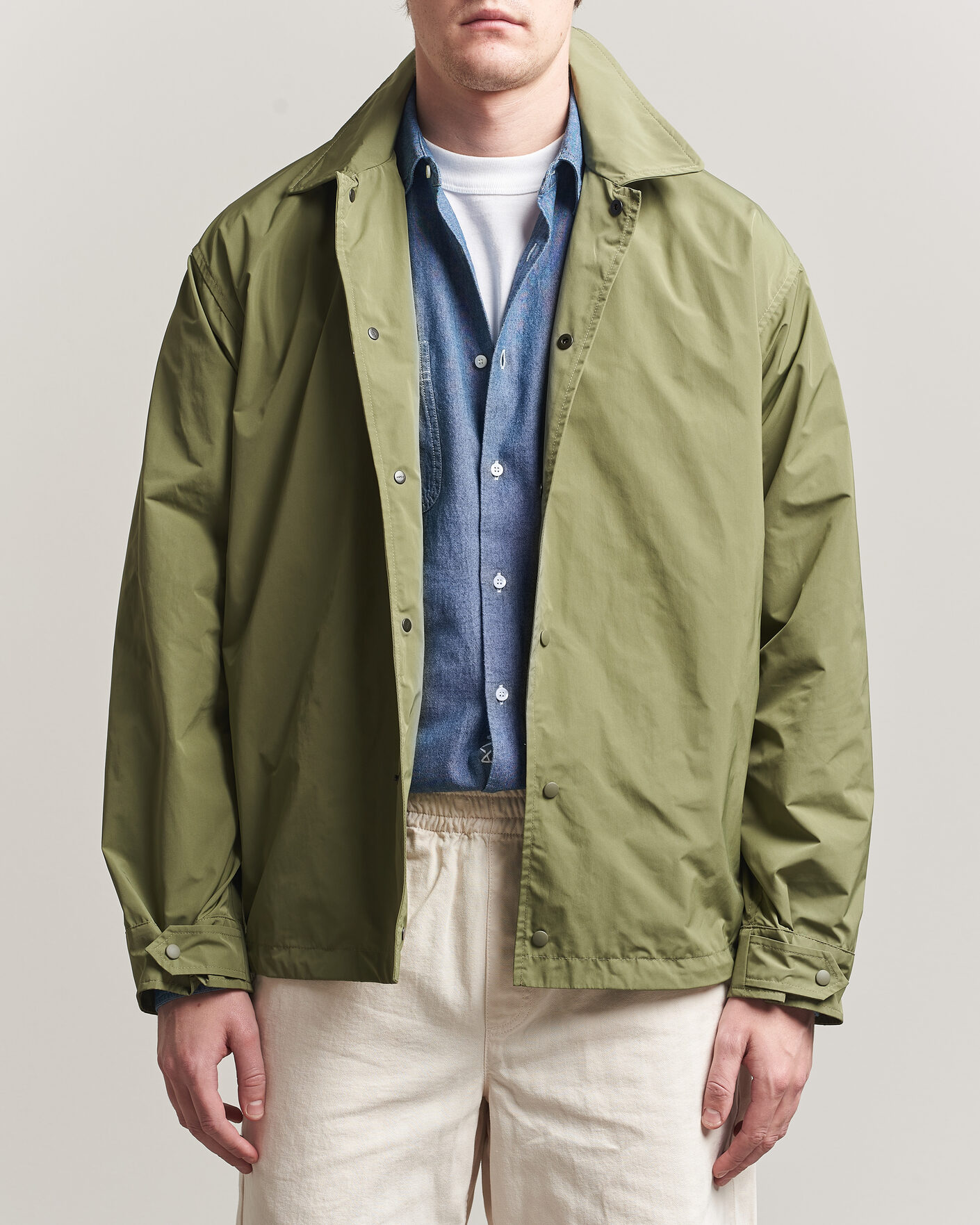 Homme | Manteaux Et Vestes | Aspesi | Pollard Varsity Jacket Olive